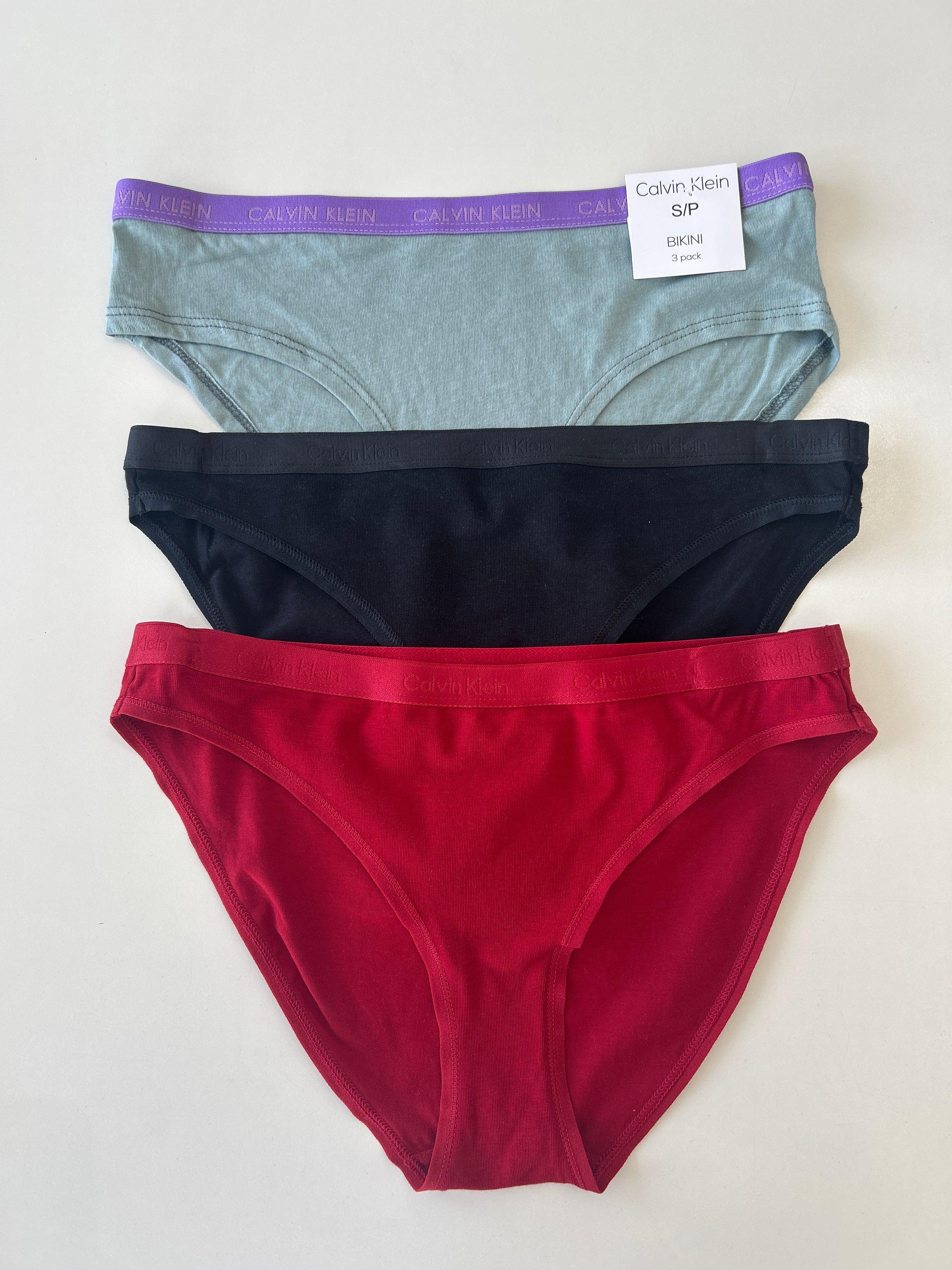Lot de 3 culottes bikini Calvin Klein