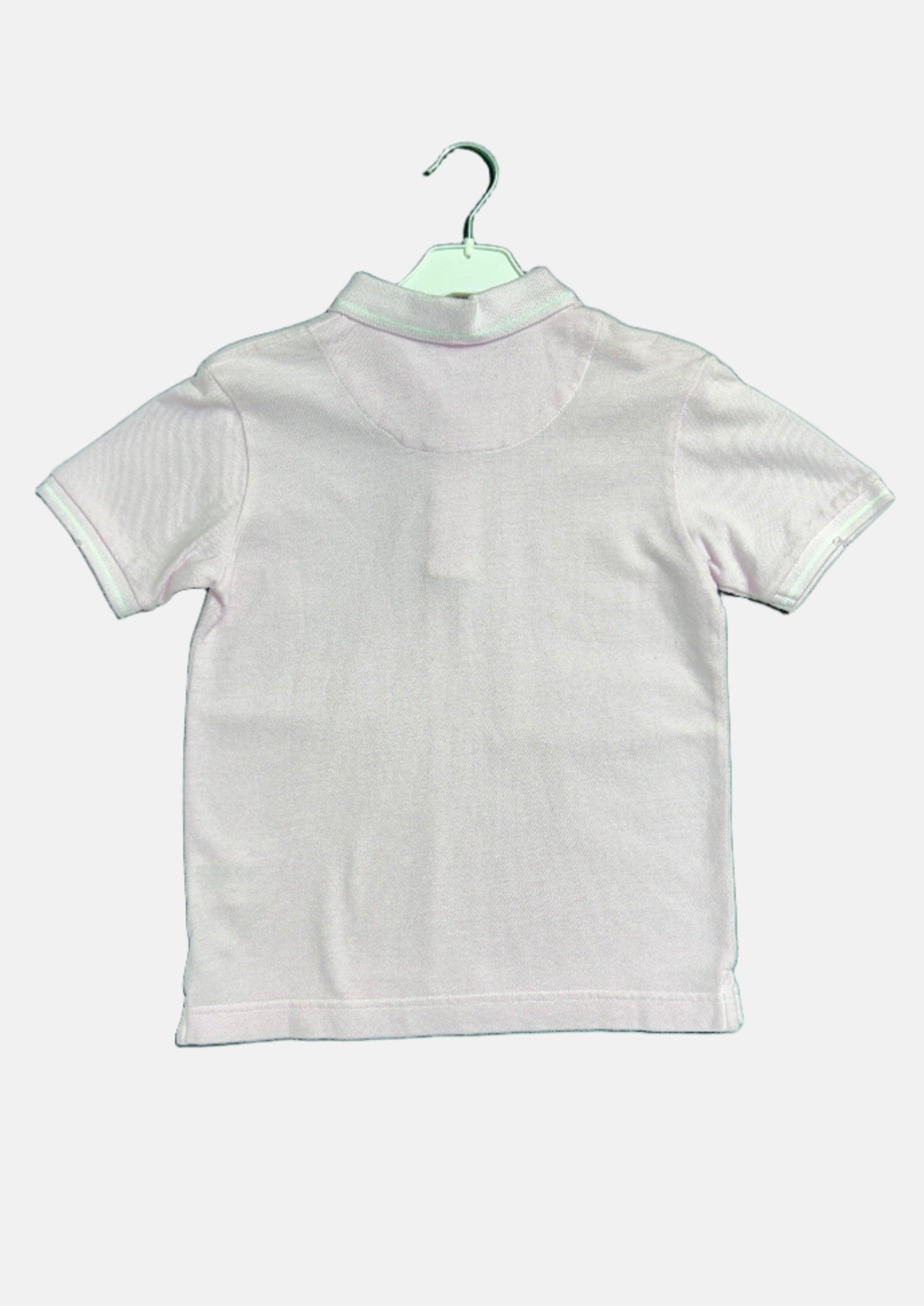 BROOKSFIELD PINK-6A BOY POLO T-SHIRT SS 1210