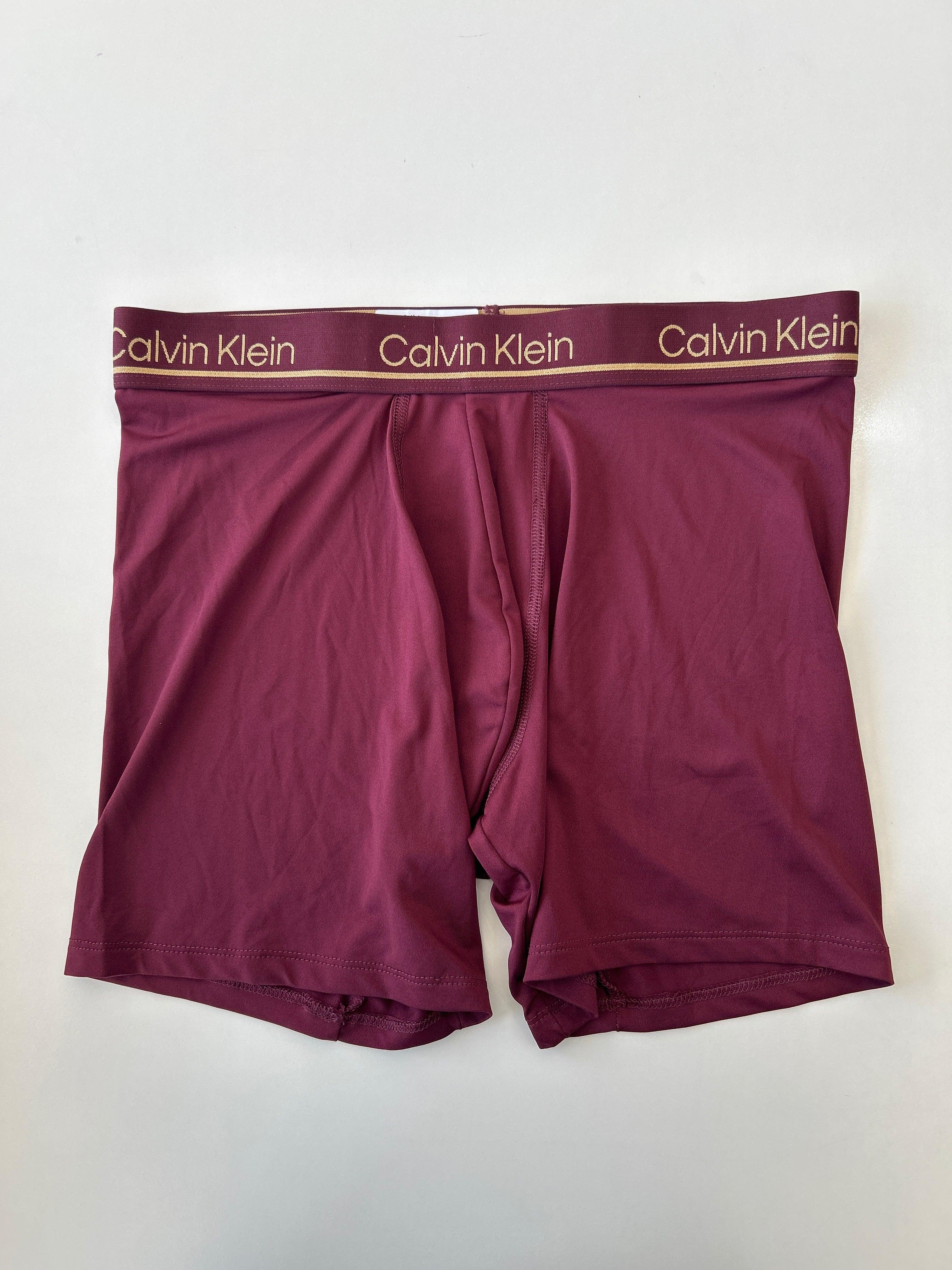 M Maroon 3 Calvin Klein Men Stretch Boxer Brief 1 Piece