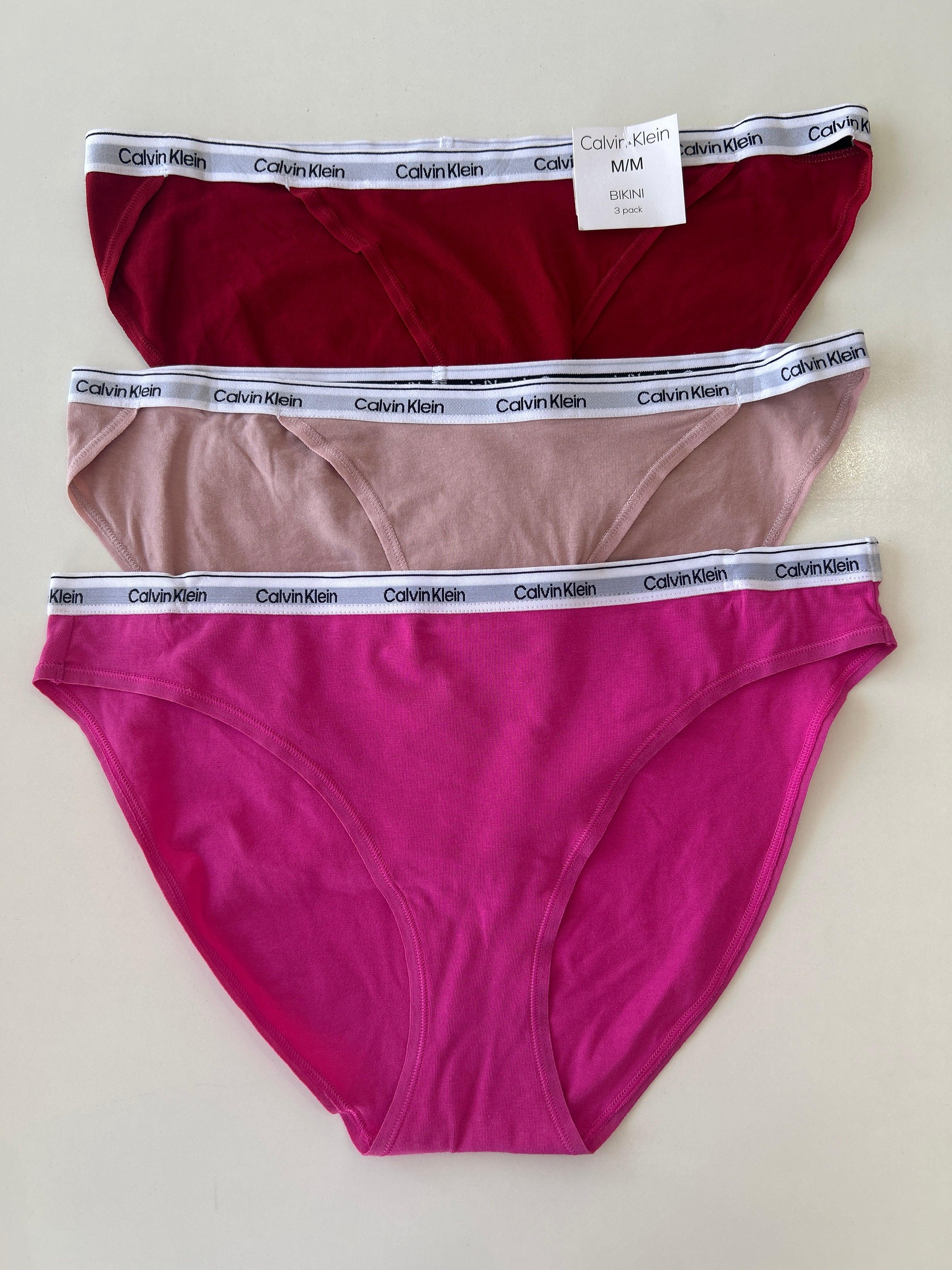 Lot de 3 culottes bikini M Calvin Klein