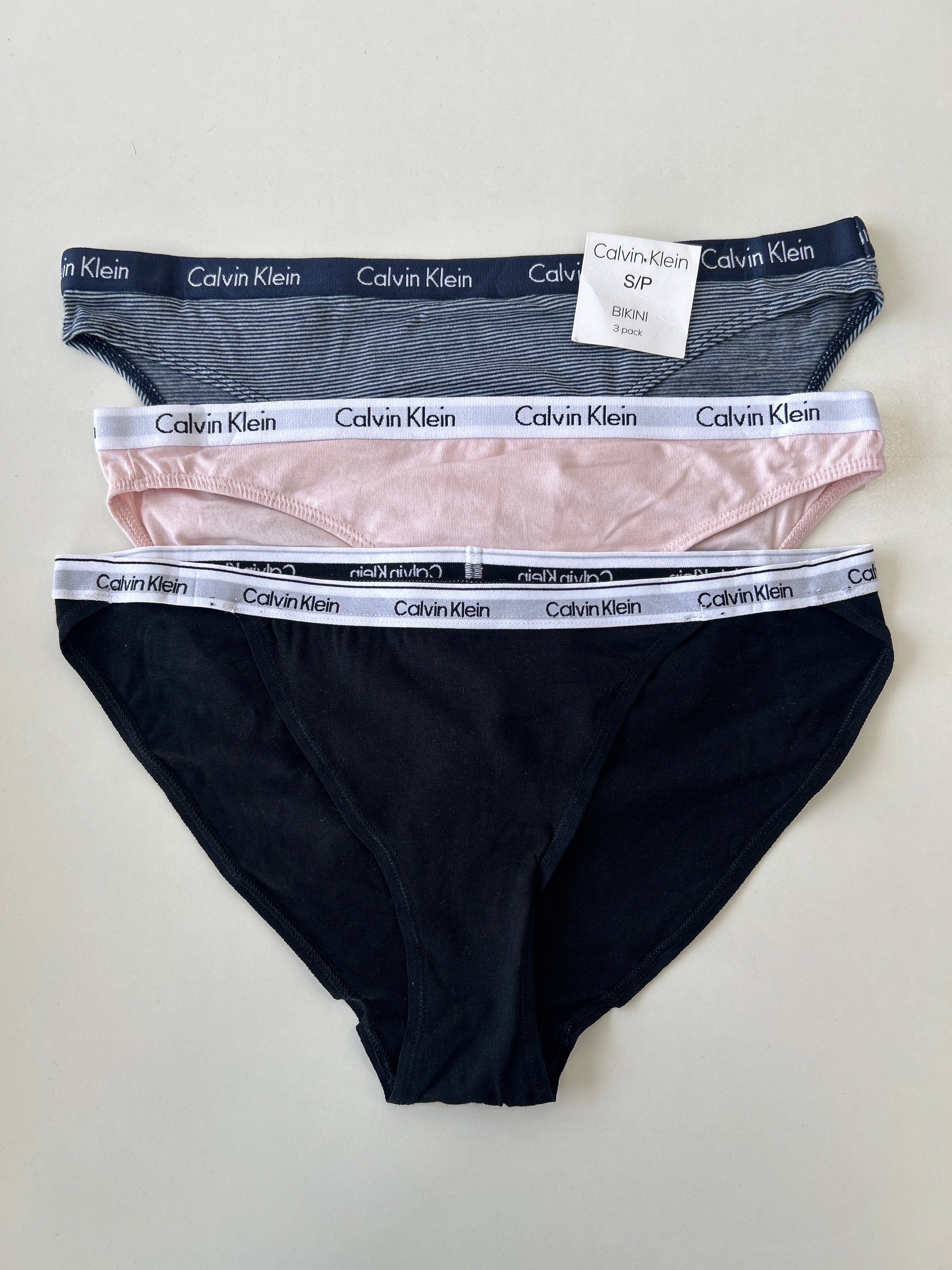 Lot de 3 culottes bikini Calvin Klein