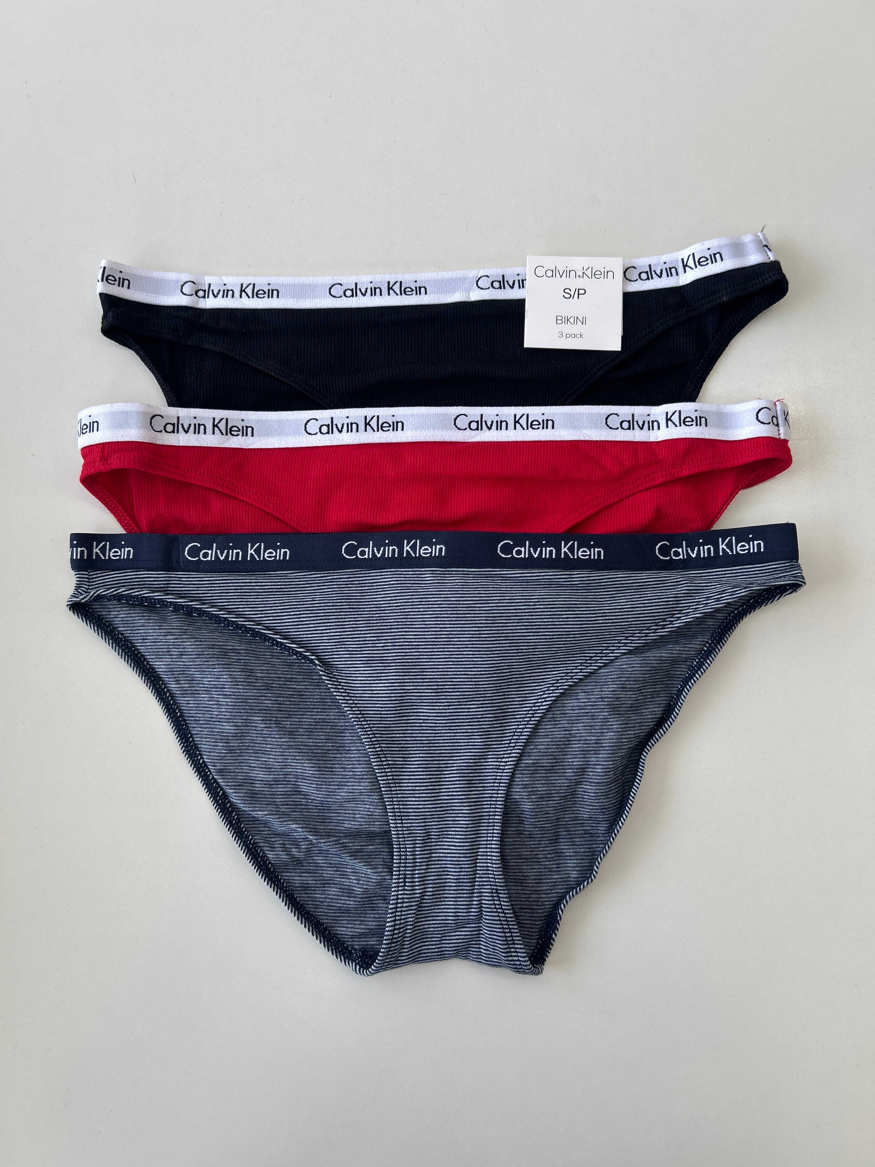 Lot de 3 culottes bikini Calvin Klein
