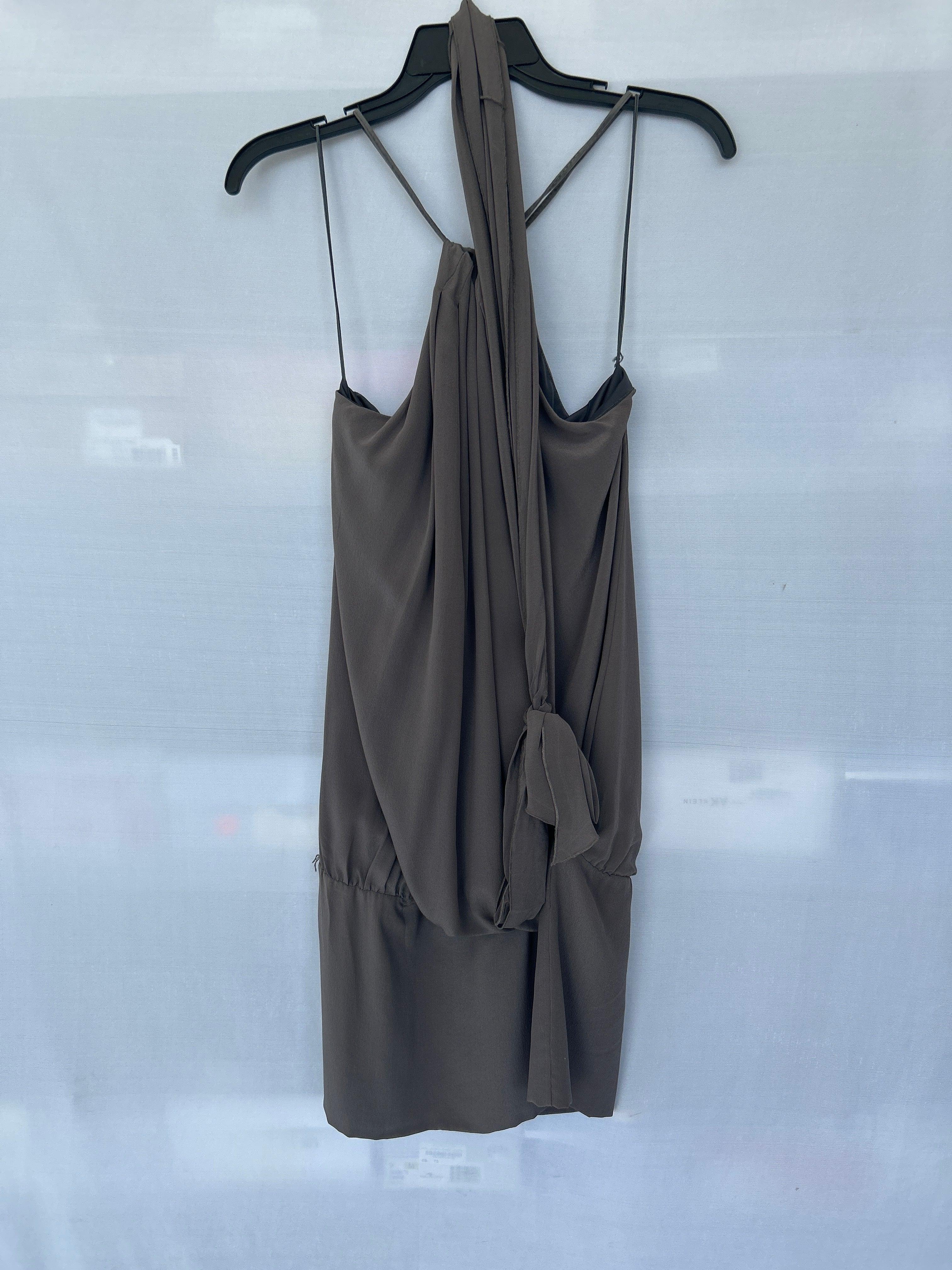 Robe sans manches Trussardi pour femme Gris Col-18 561017