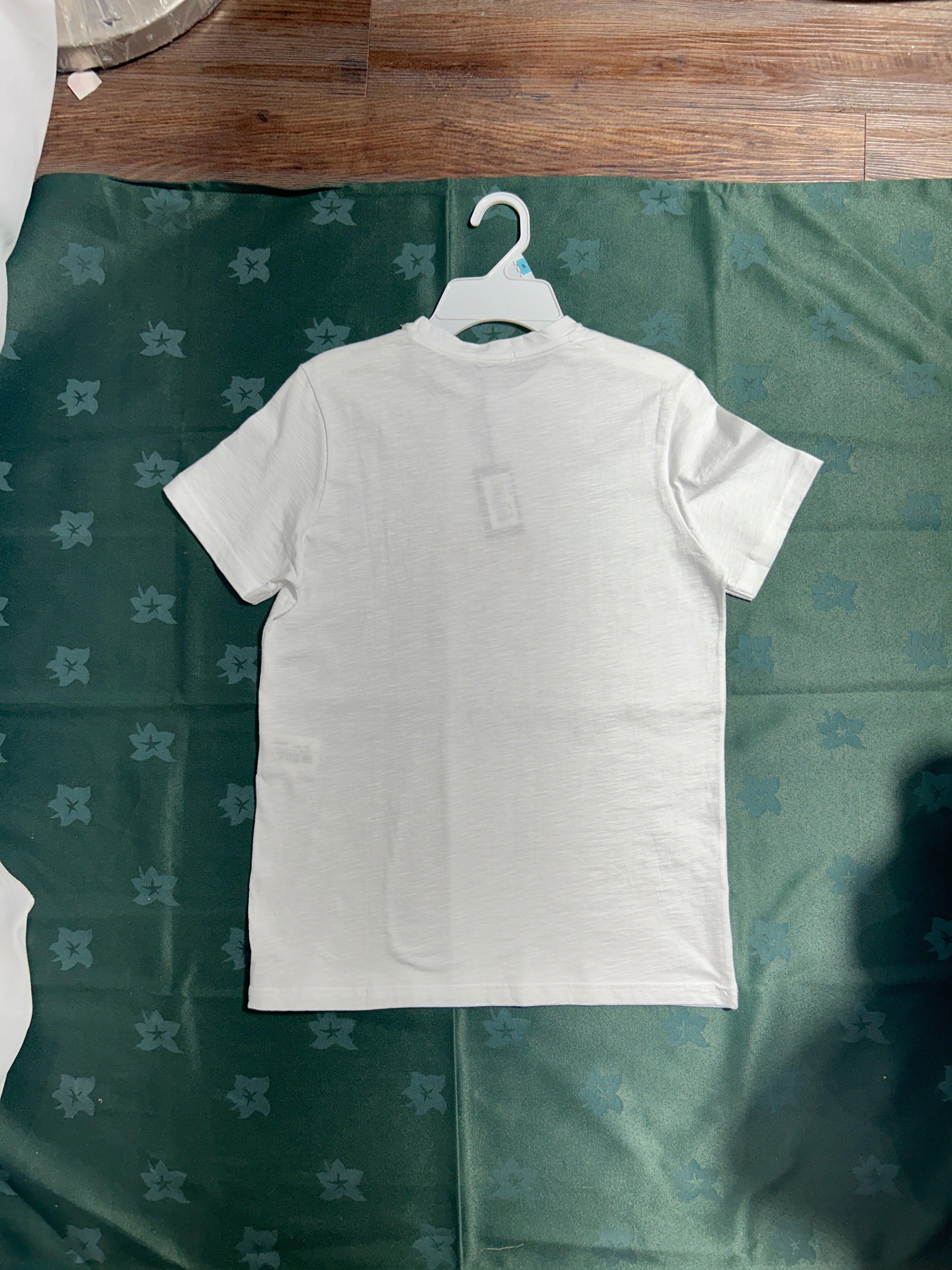 BROOKSFIELD WHITE-JR BOY T-SHIRT RN SS