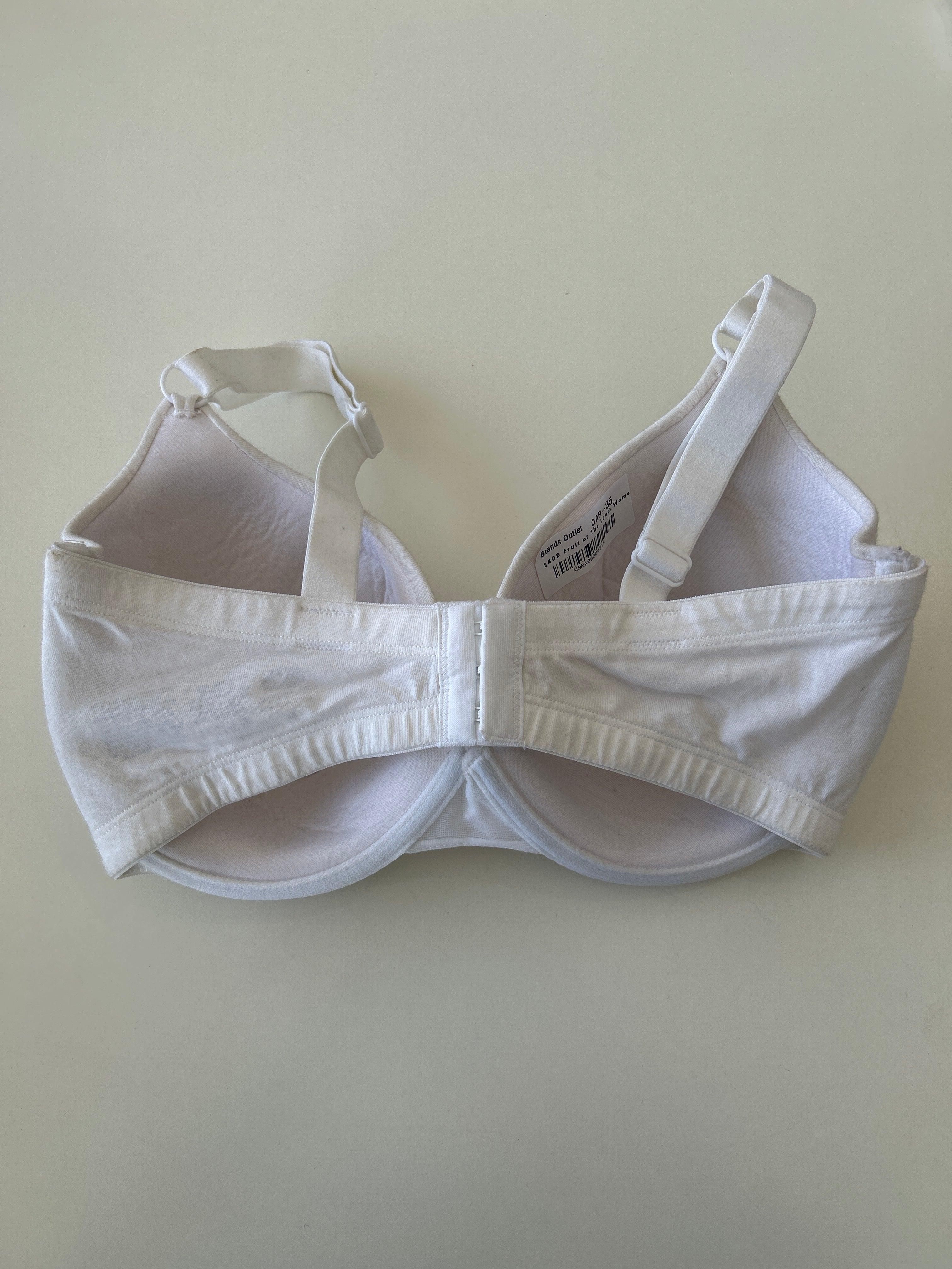 Soutien-gorge pour femme Fruit of The Loom blanc 18