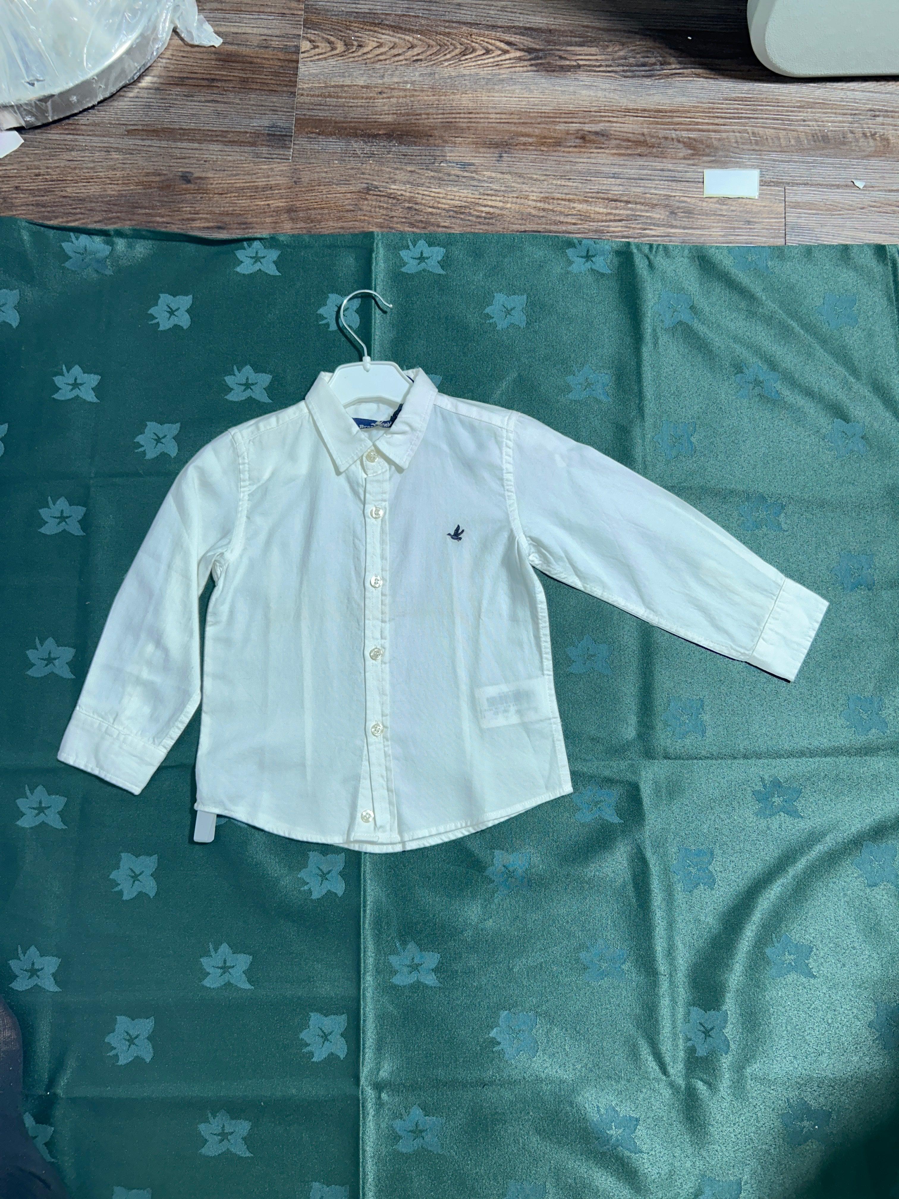 BROOKSFIELD WHT-18M BOYS SHIRT 14SBNMCA500300 CLR-WHITE CA620307 CA5900