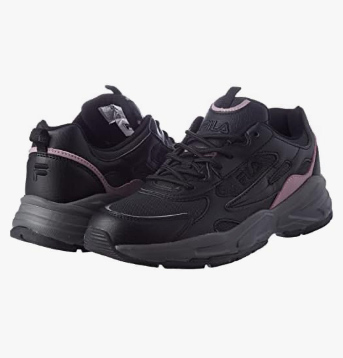 Fila NOVARRA Black-Mauve Shadow Sports Shoes FFW0193.83150