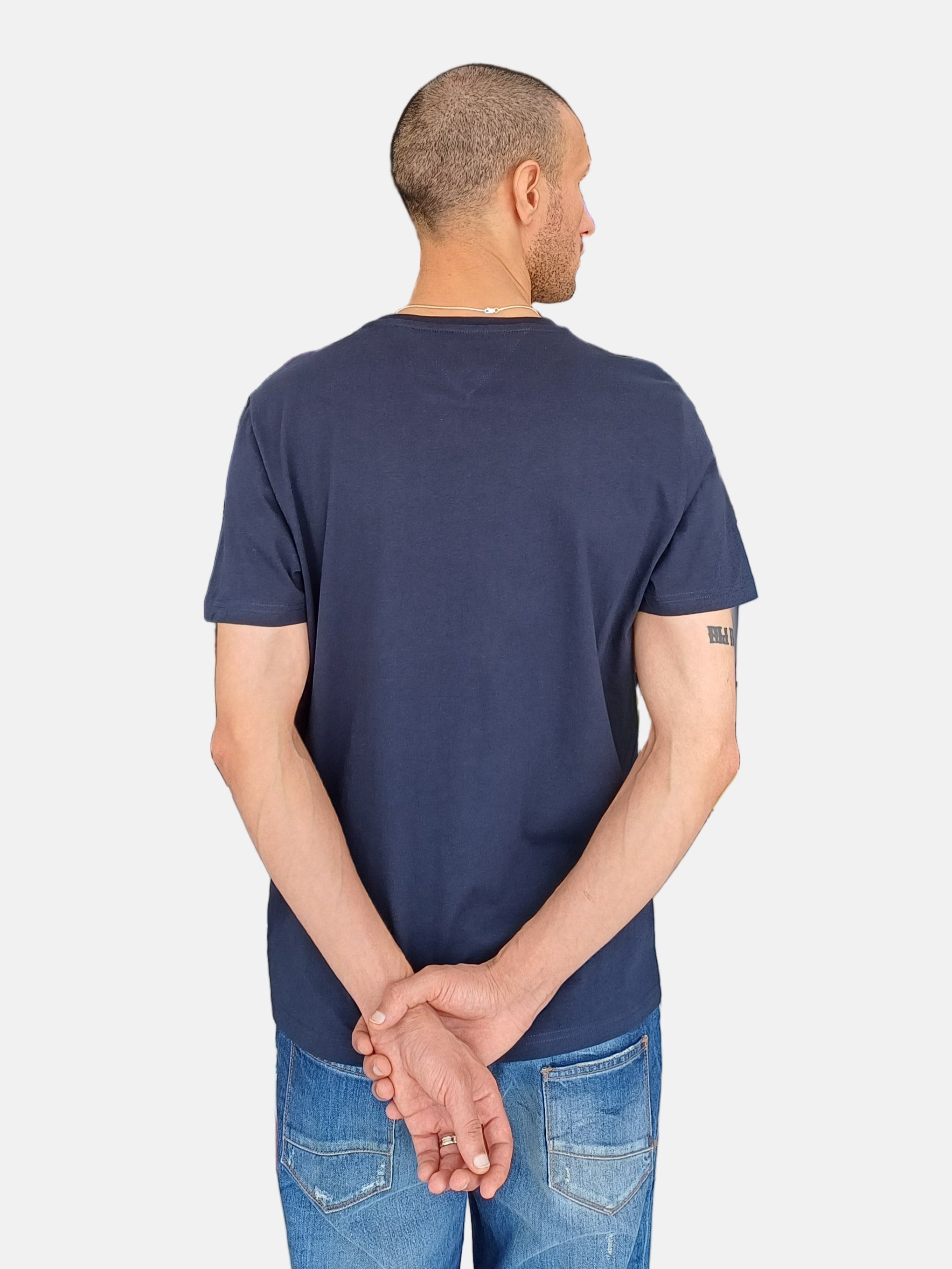 Tommy Jeans T-Shirt Round Neck Navy MO05487 4