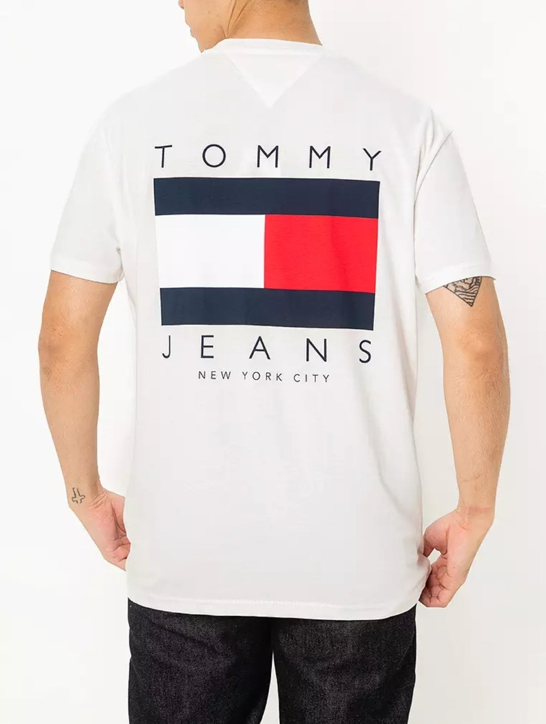 Tommy Jeans T-Shirt Round Neck White DM2002