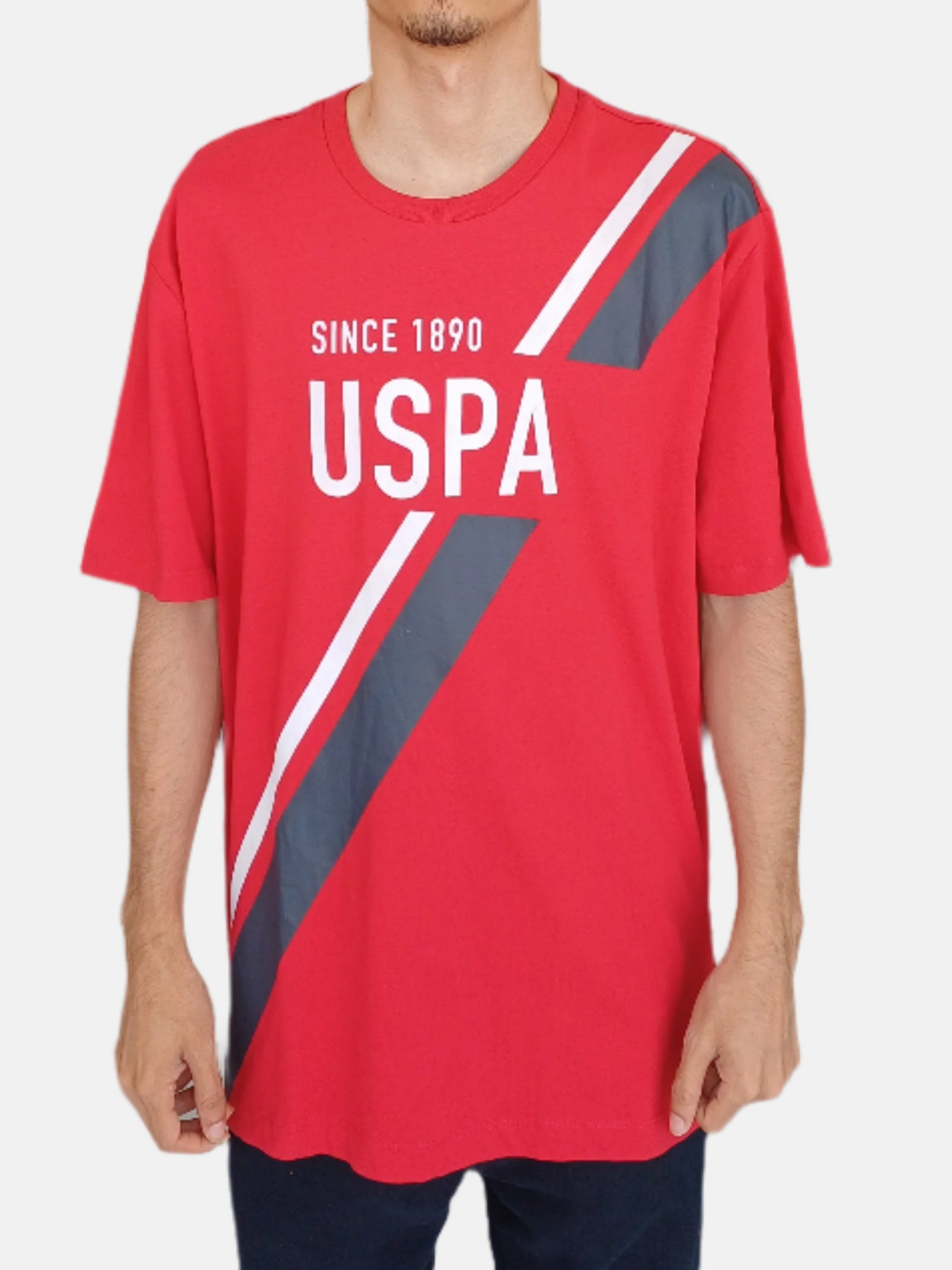 U.S. Polo Assn. Round Neck T-Shirts Red 48
