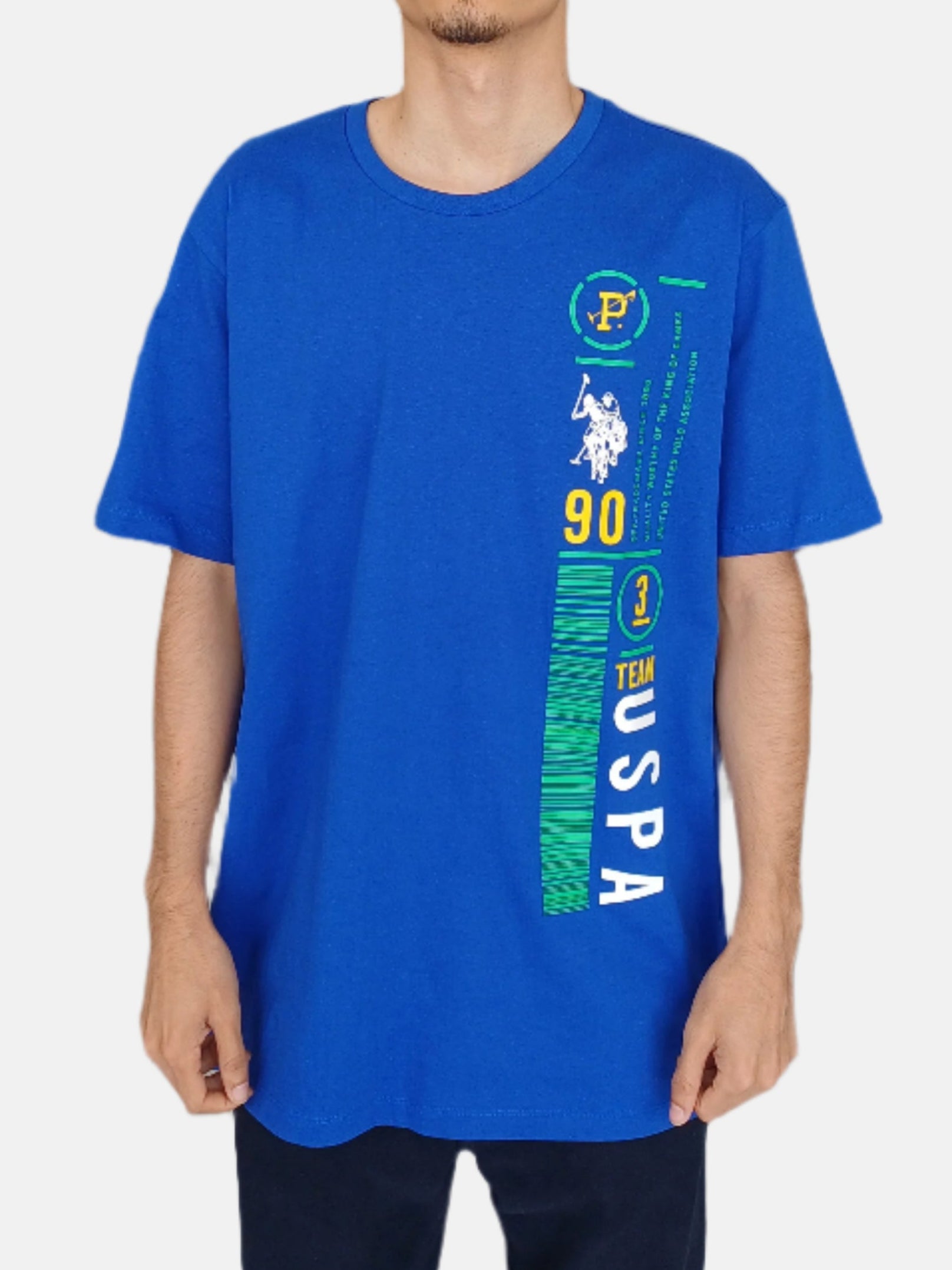 U.S. Polo Assn. Round Neck T-Shirts Blue 55