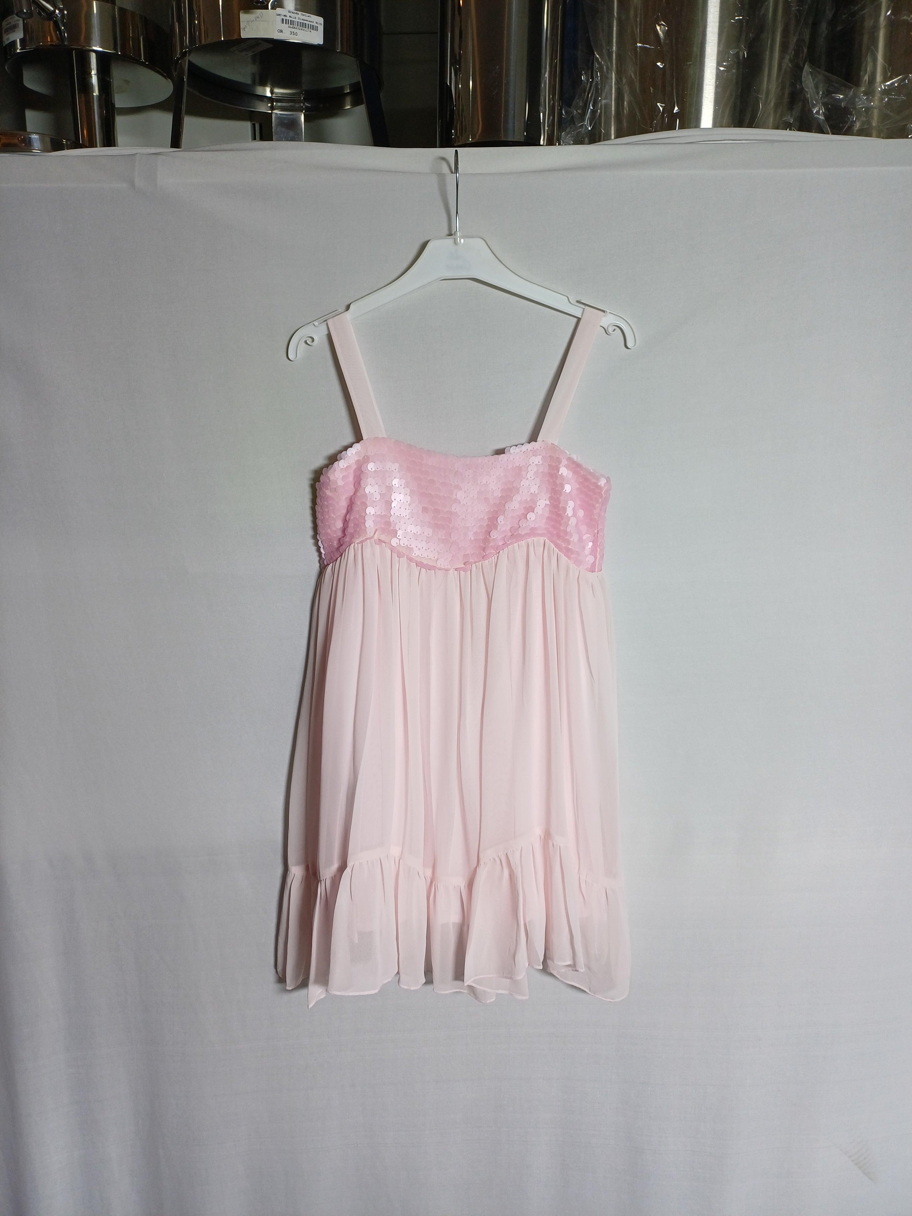 Goose Girls Slip Dress G1 Pink G16Y60643