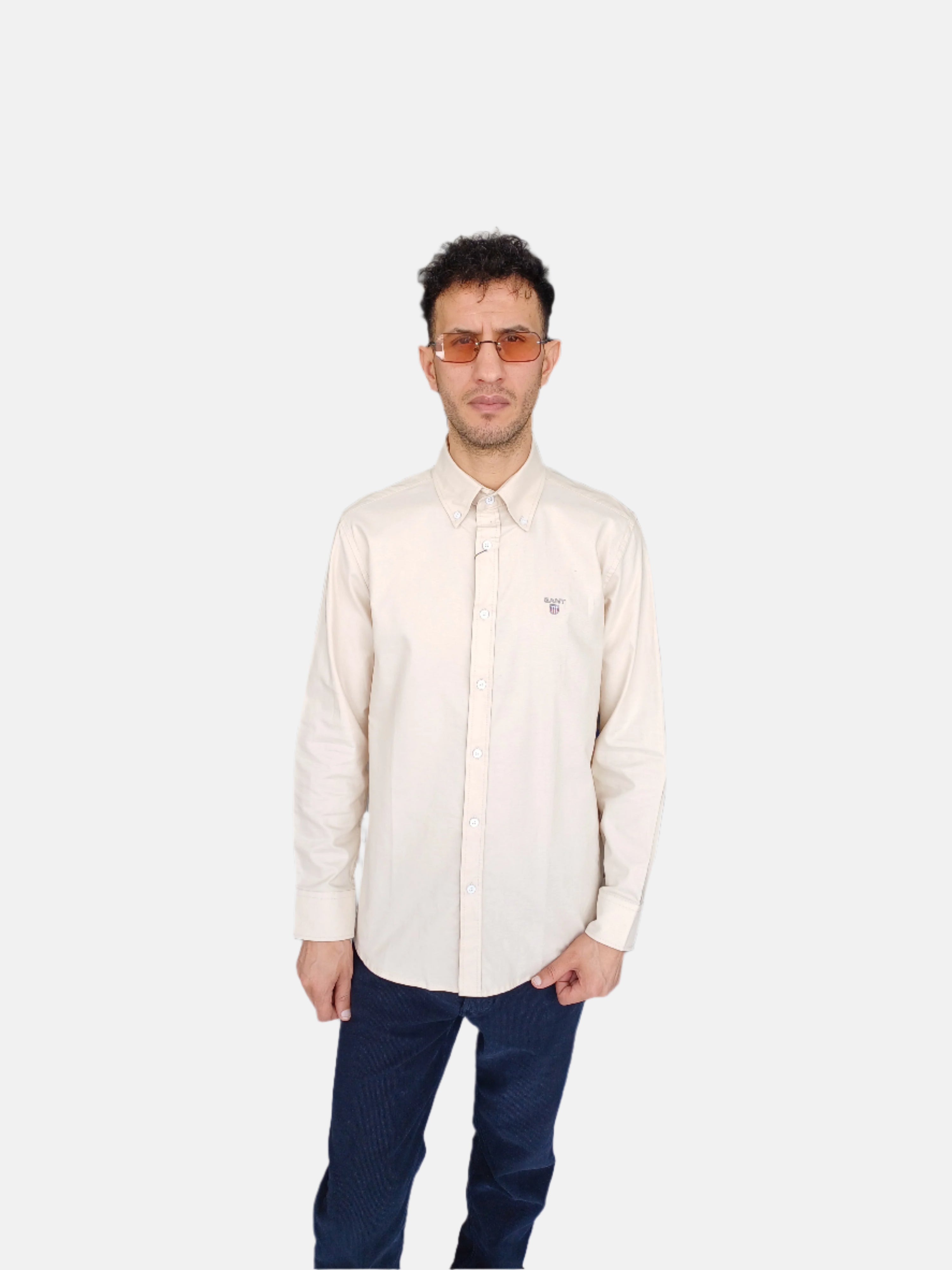 Gant Men Slim Fit Shirt Cream 2526