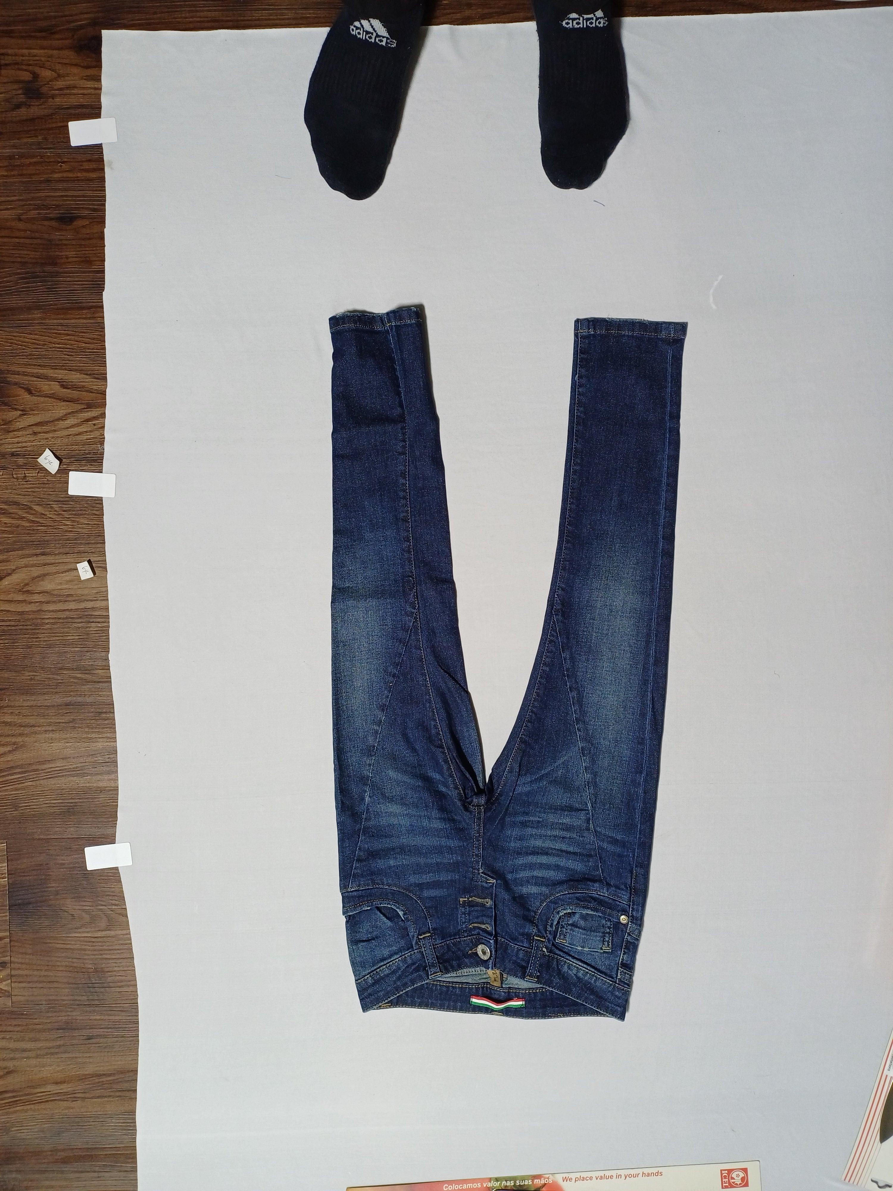 JEANS FILLE PLEASE BLUE-XS 01049