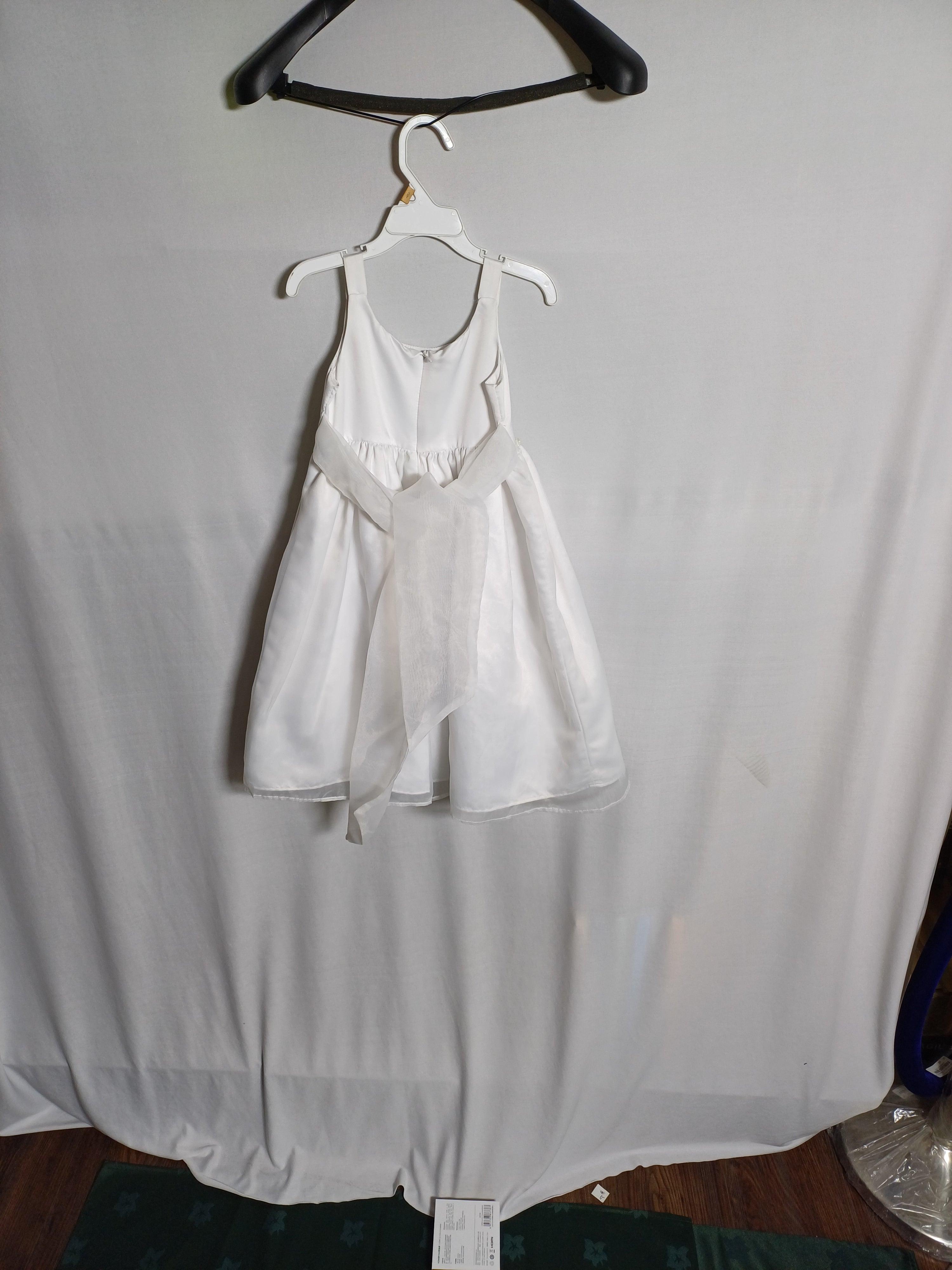 JANYE COPELAND WHITE-4Y GIRLS DRESS 64256D