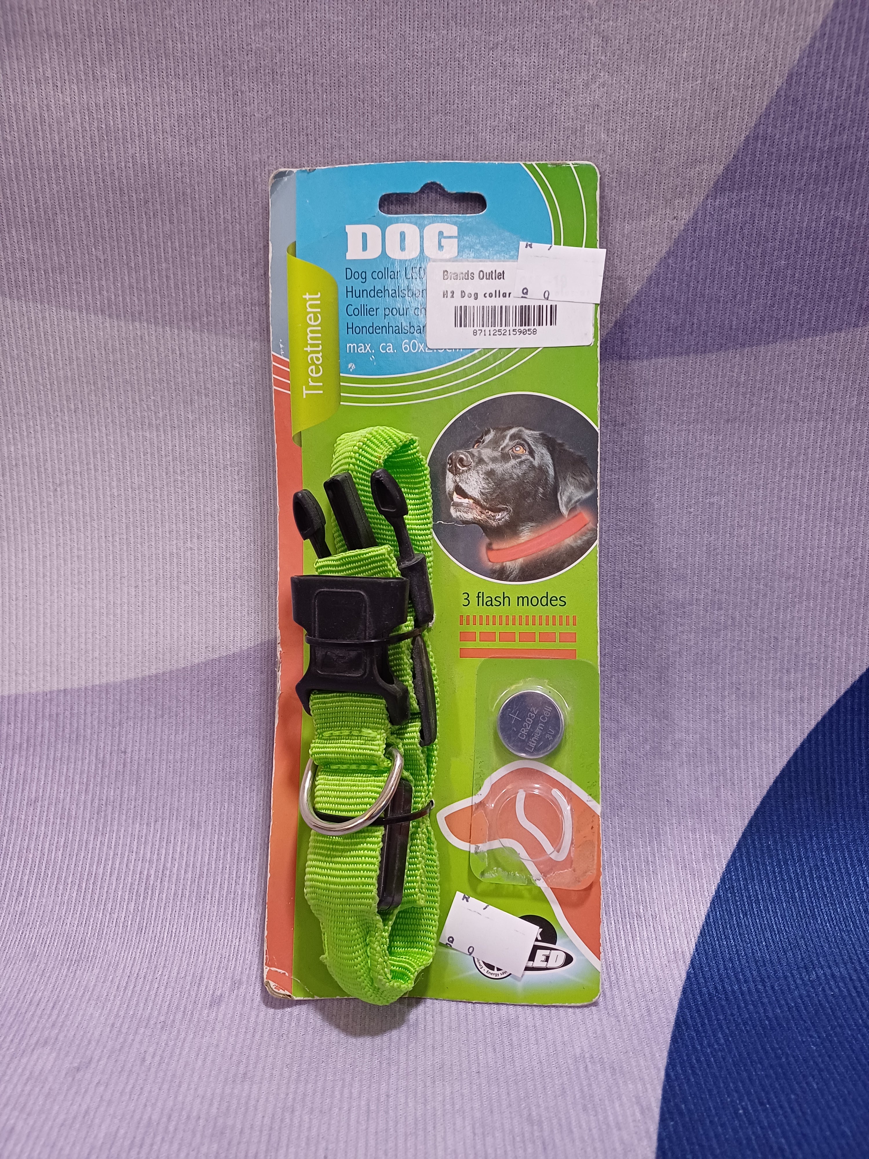 Collier pour chien H2 LED 3 couleurs ass PE