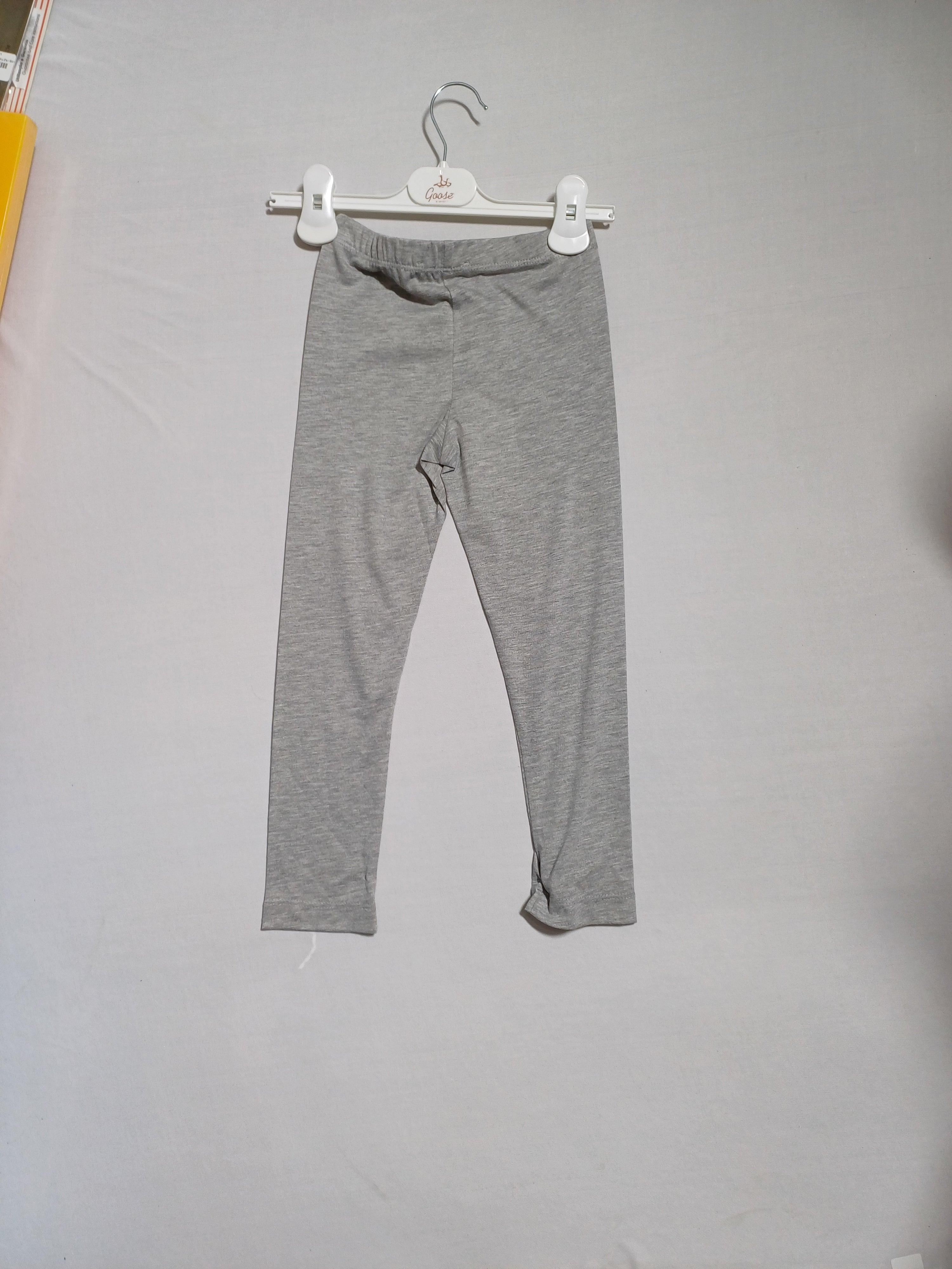 G17K40843 LEGGING FILLE GRIS-7-8Y