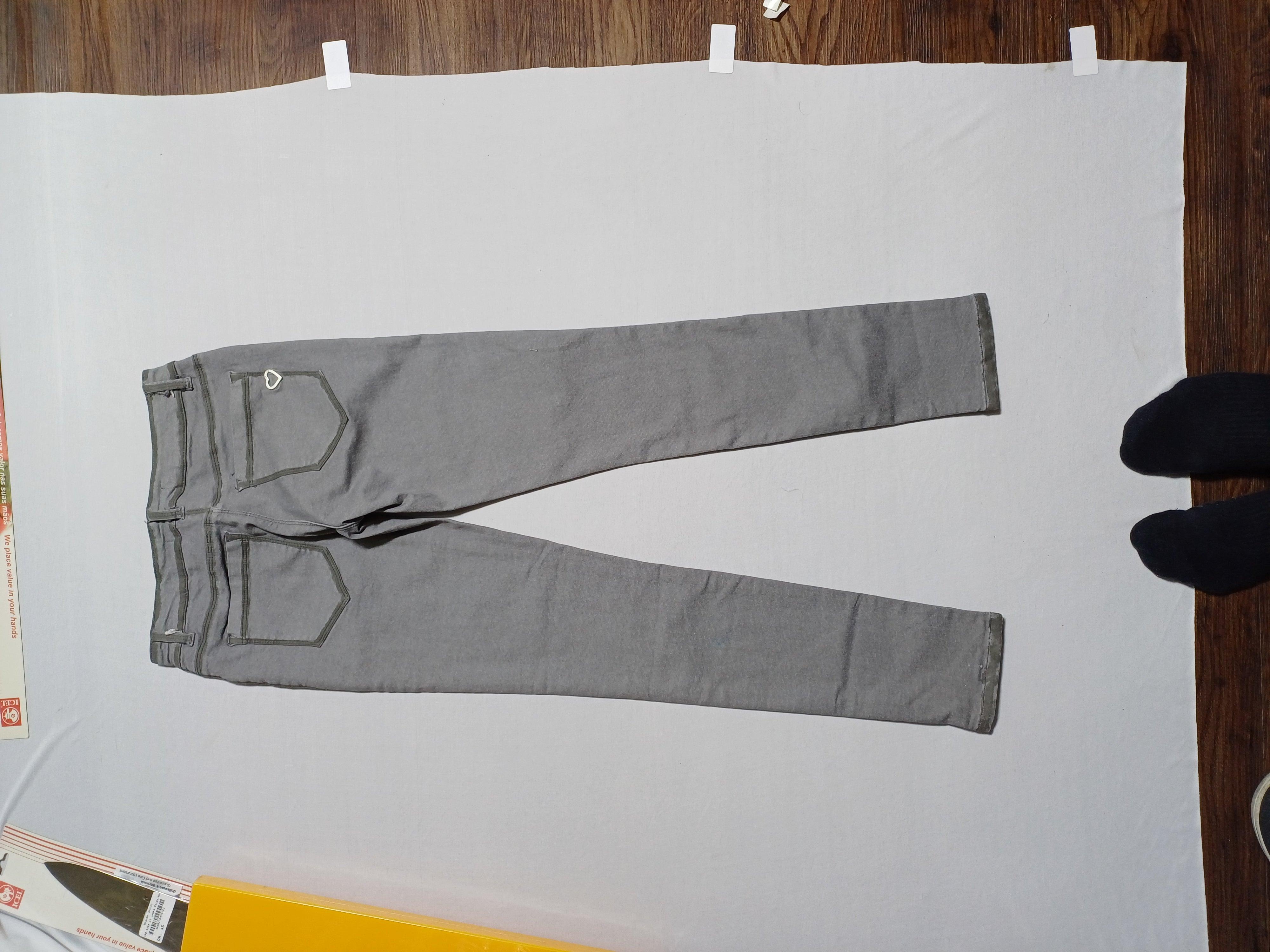 PANTALON FILLE PLEASE GREY-L 01990