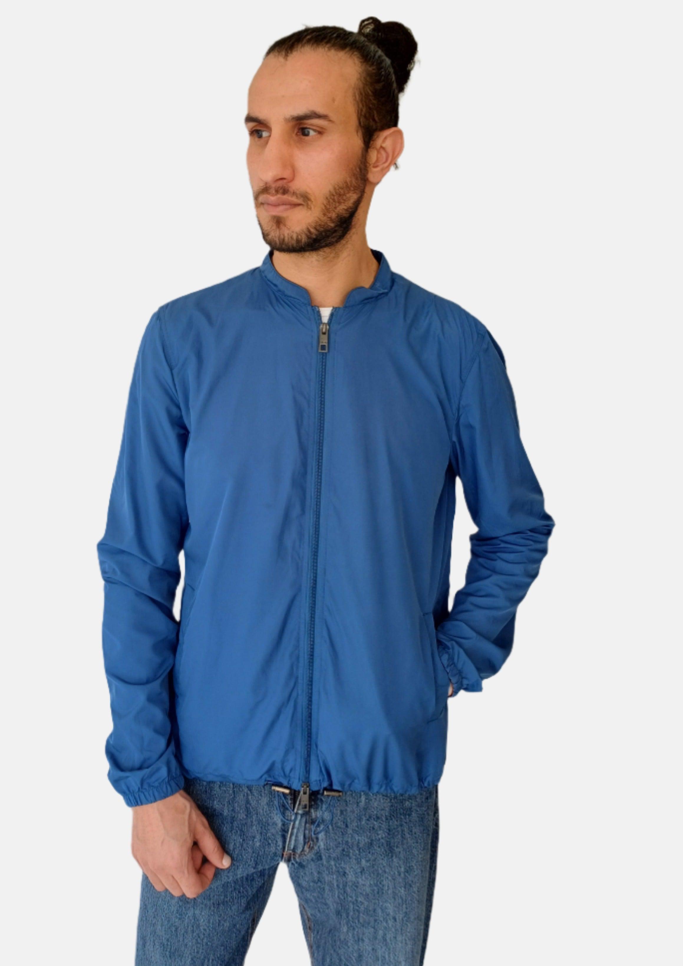Veste zippée LIU.JO Plain Blue SWEAT pour homme