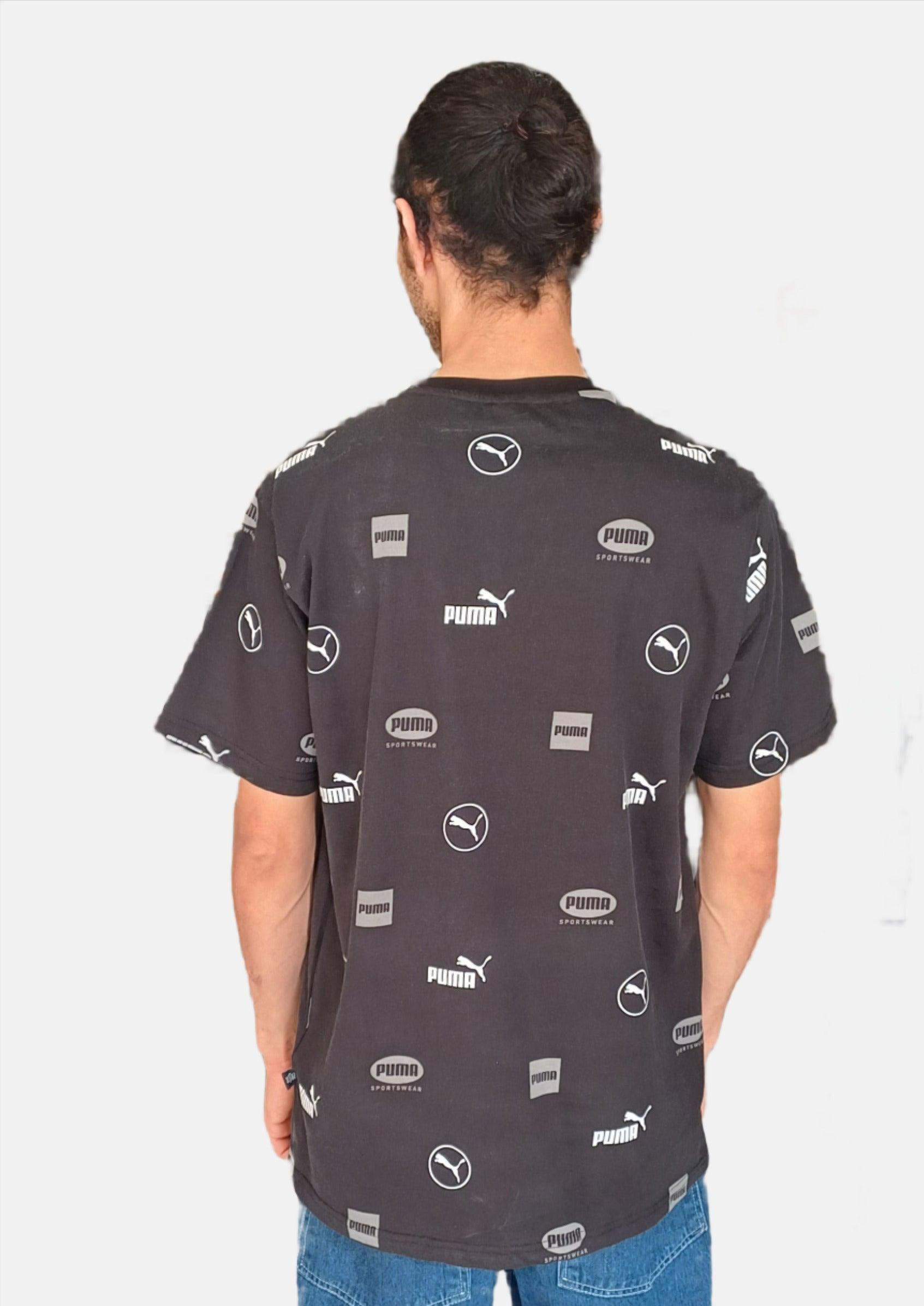 T-SHIRT COL ROND NOIR PUMA