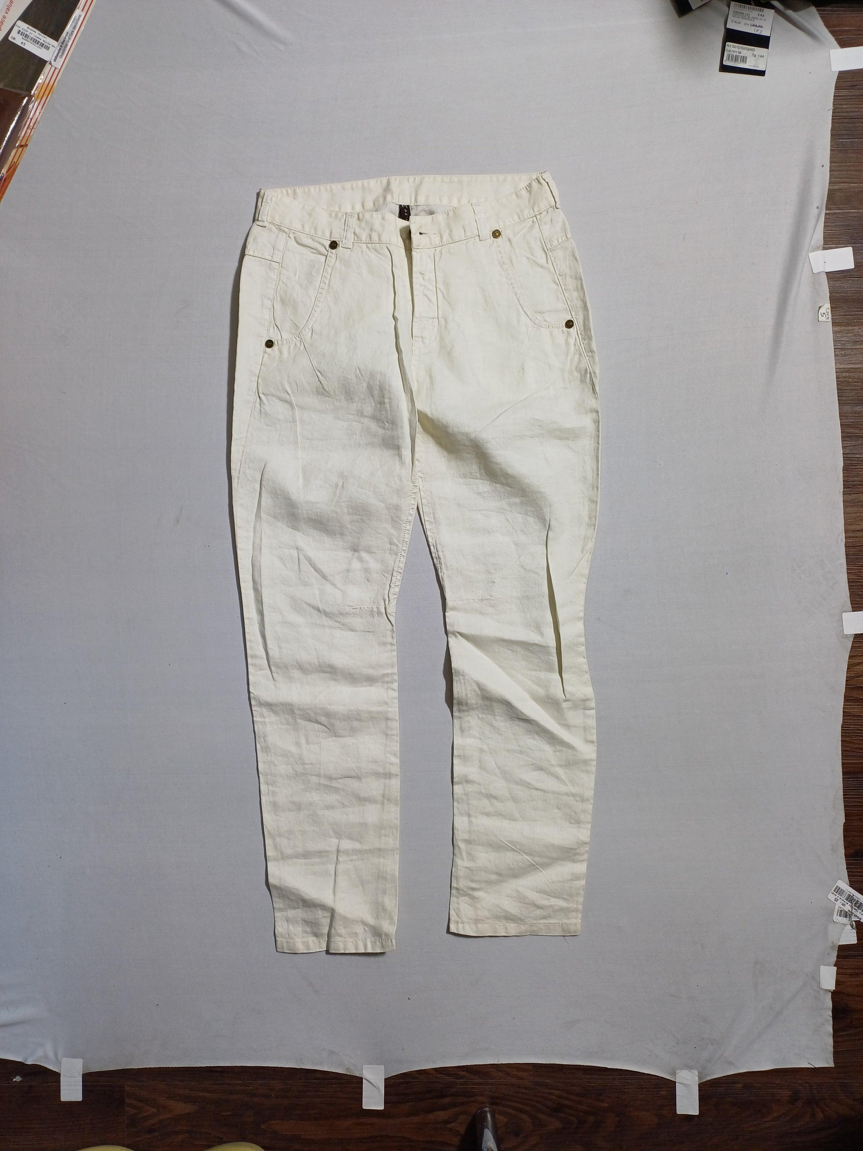 بنطلون كتان أبيض للفتيات من مانيلا جريس 02545