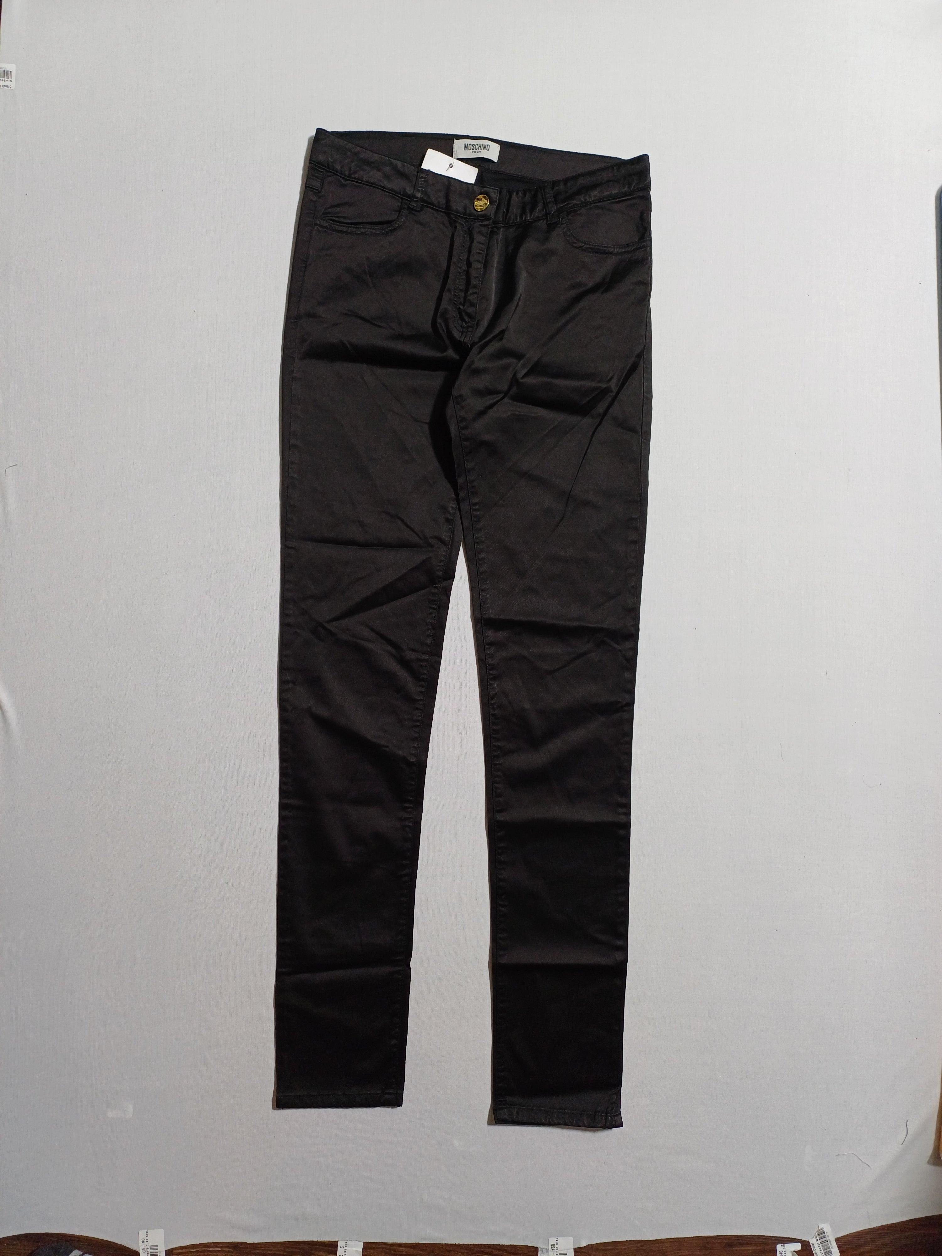 MOSCHINO PANTALON FILLE NOIR-14Y 00535