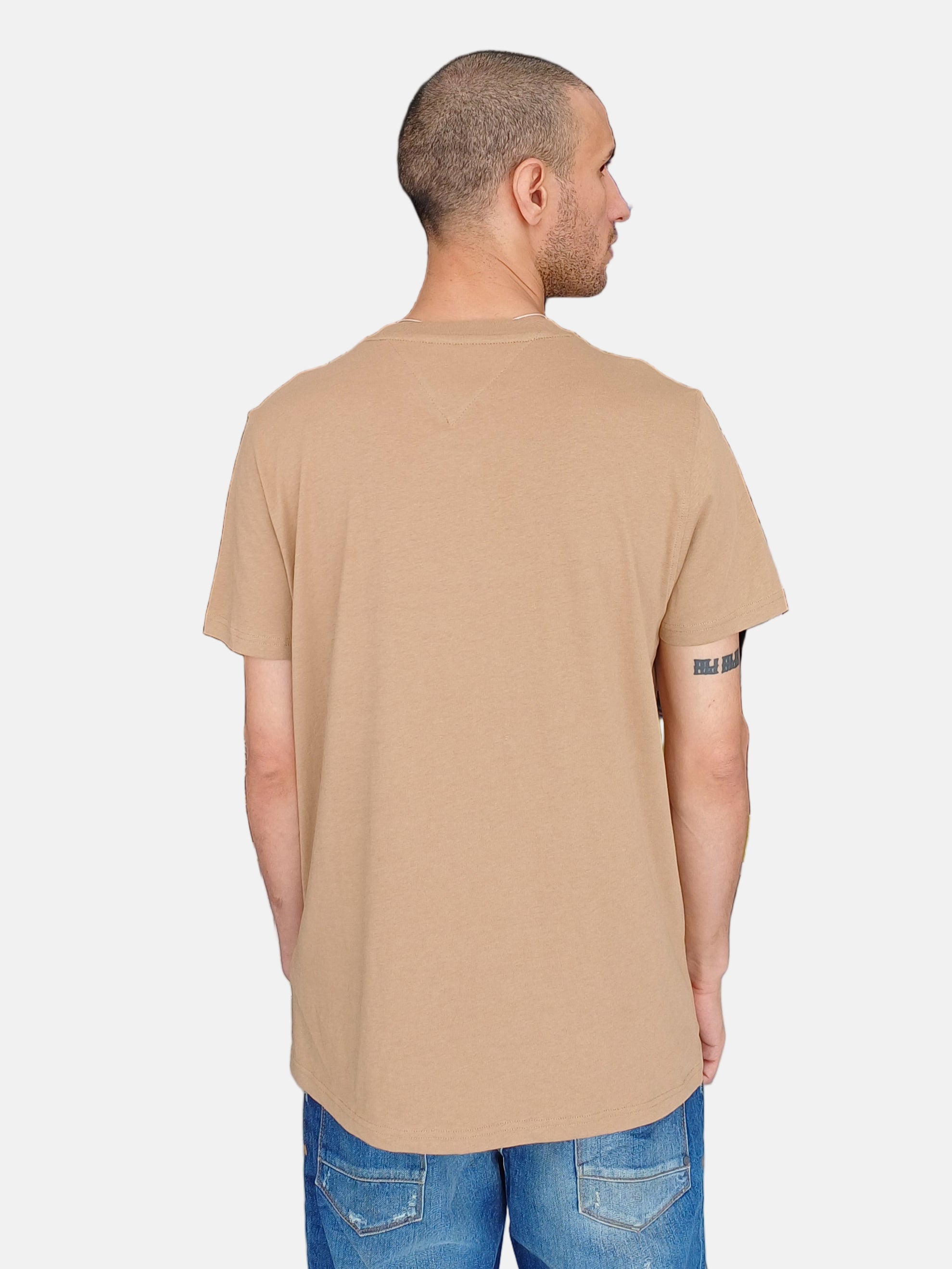 Tommy Jeans T-Shirt Round Neck Brown MO05487 7