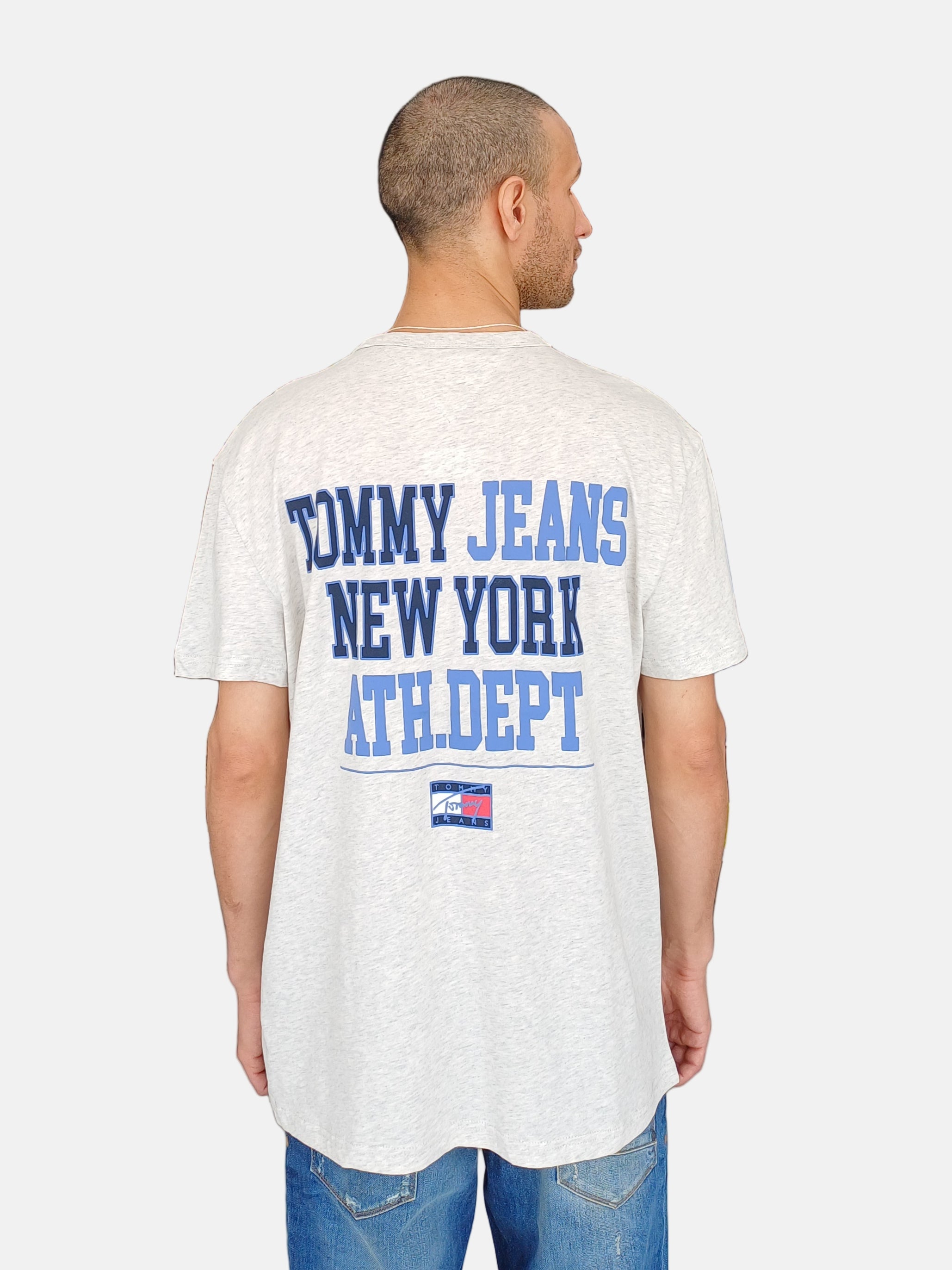 Tommy Jeans T-Shirt Round Neck Light Grey DM21989