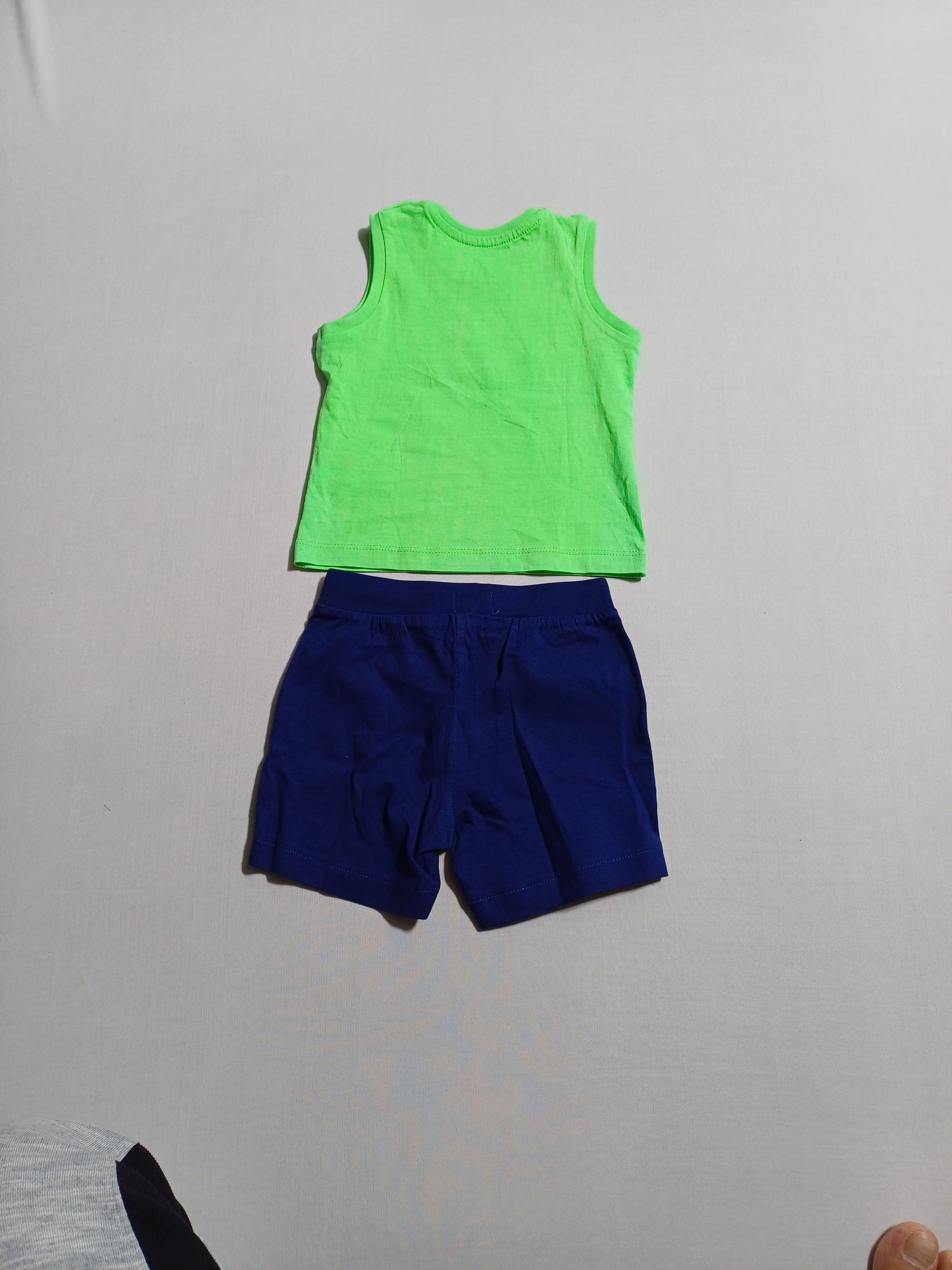 MAYORAL BABY GRENNVY-12M 2-SET SLEEVELESS T-SHIRT+SHORT 1.662-075