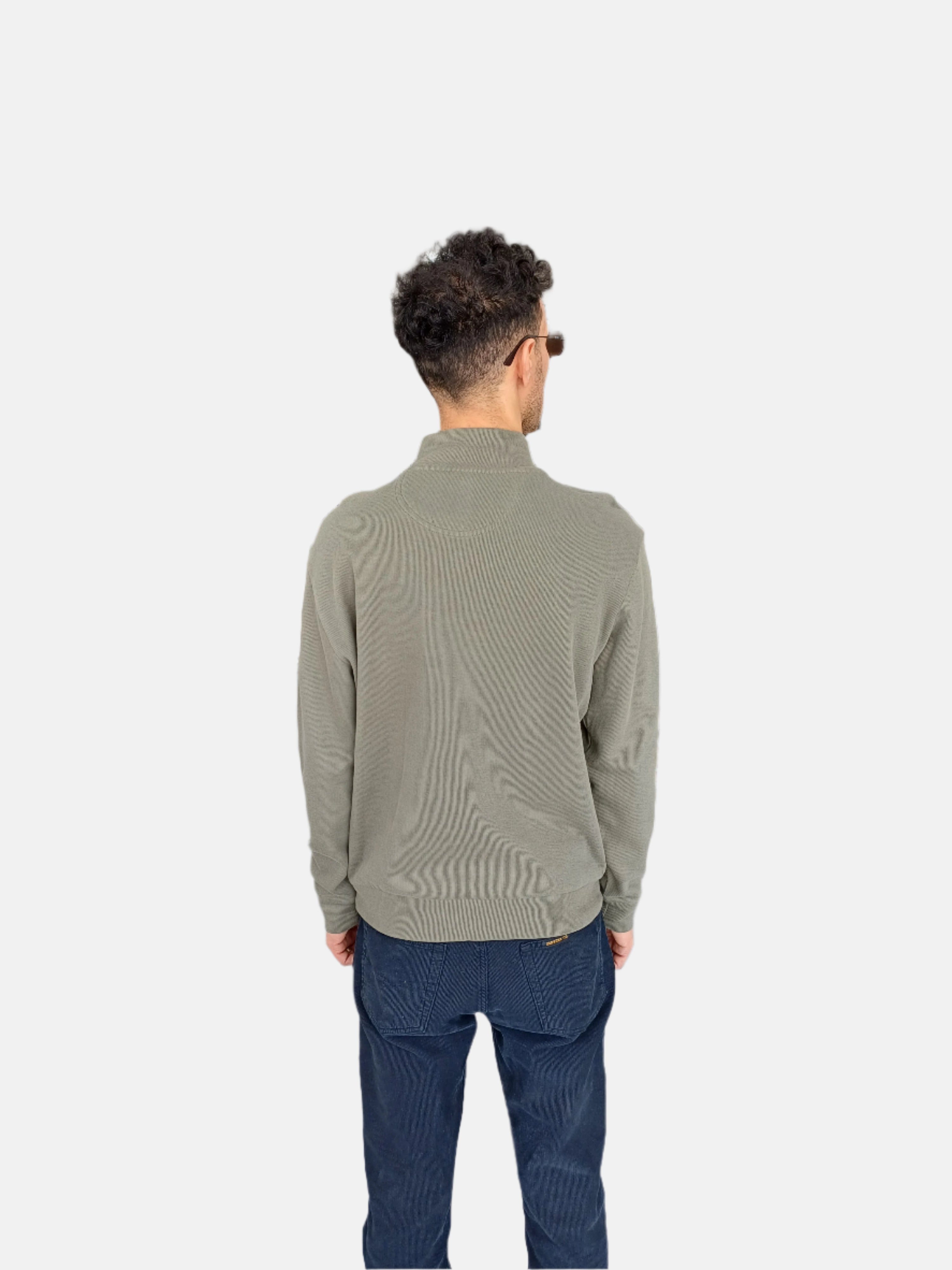 Sweat-shirt à col cheminée et fermeture éclair quart de tour pour homme de l'USPolo Assn.