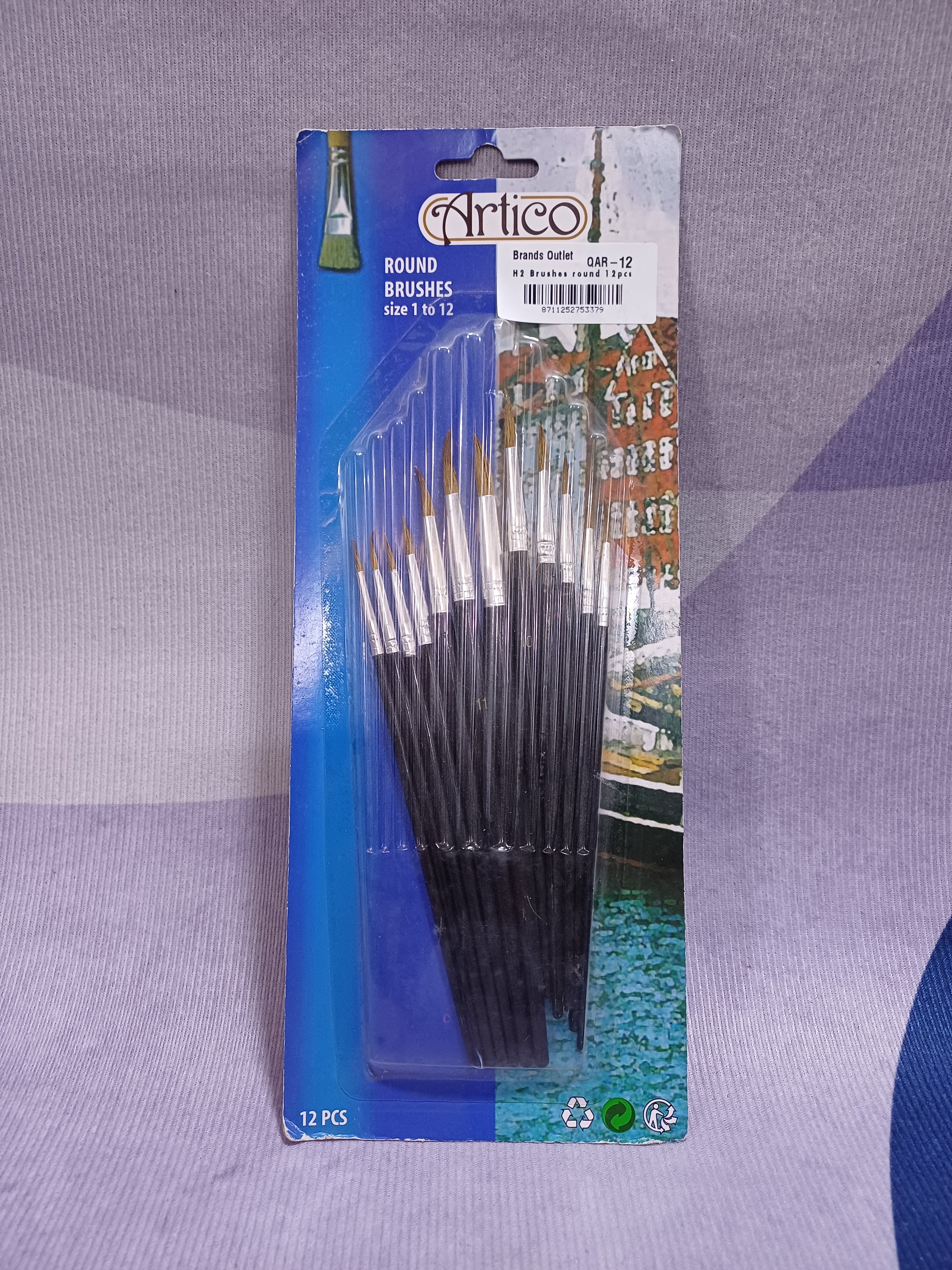 H2 Brushes round 12pcs