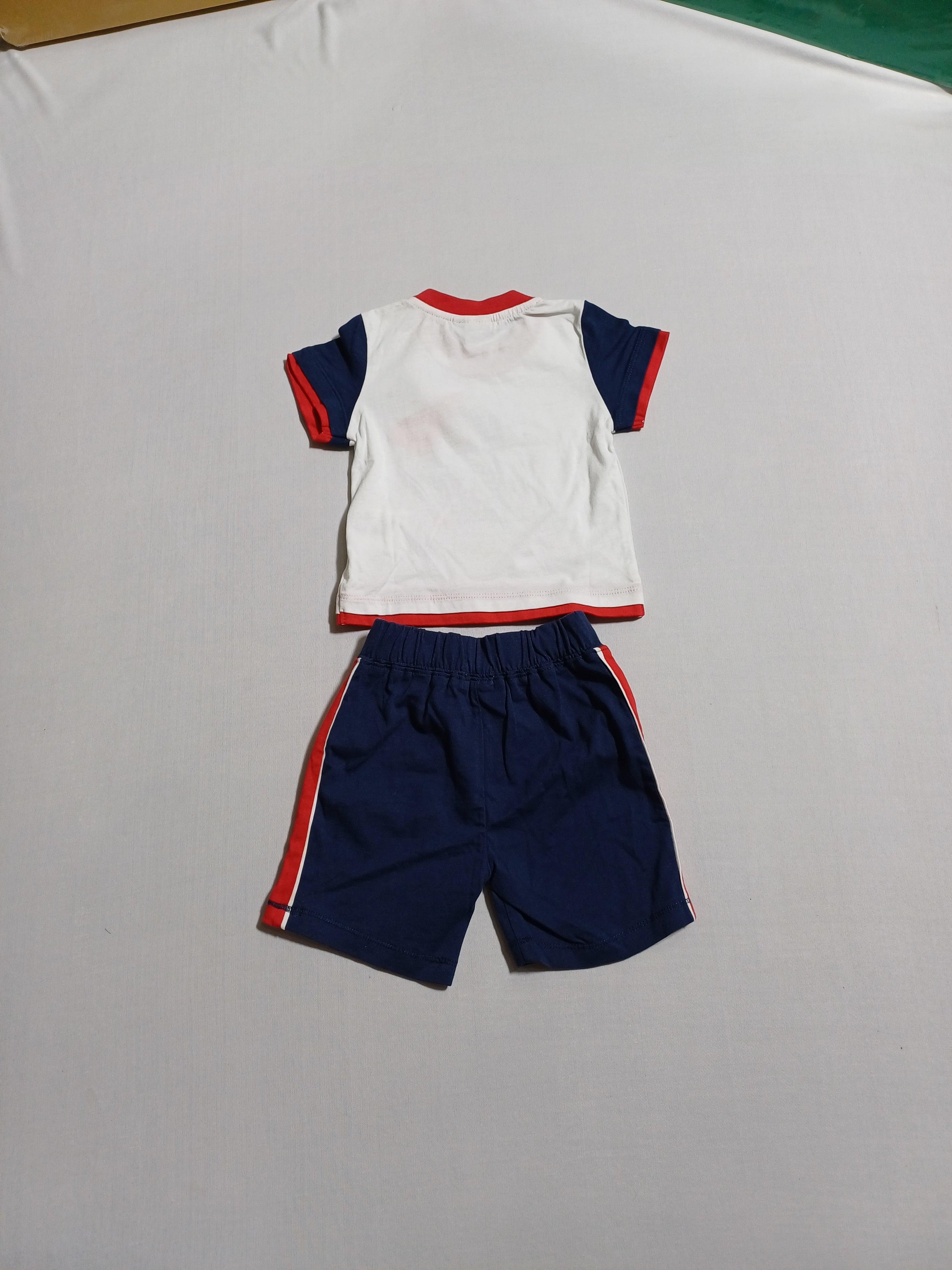 ENSEMBLE 2 PIÈCES MONTEFIORE 6M RN T-SHIRT + SHORT