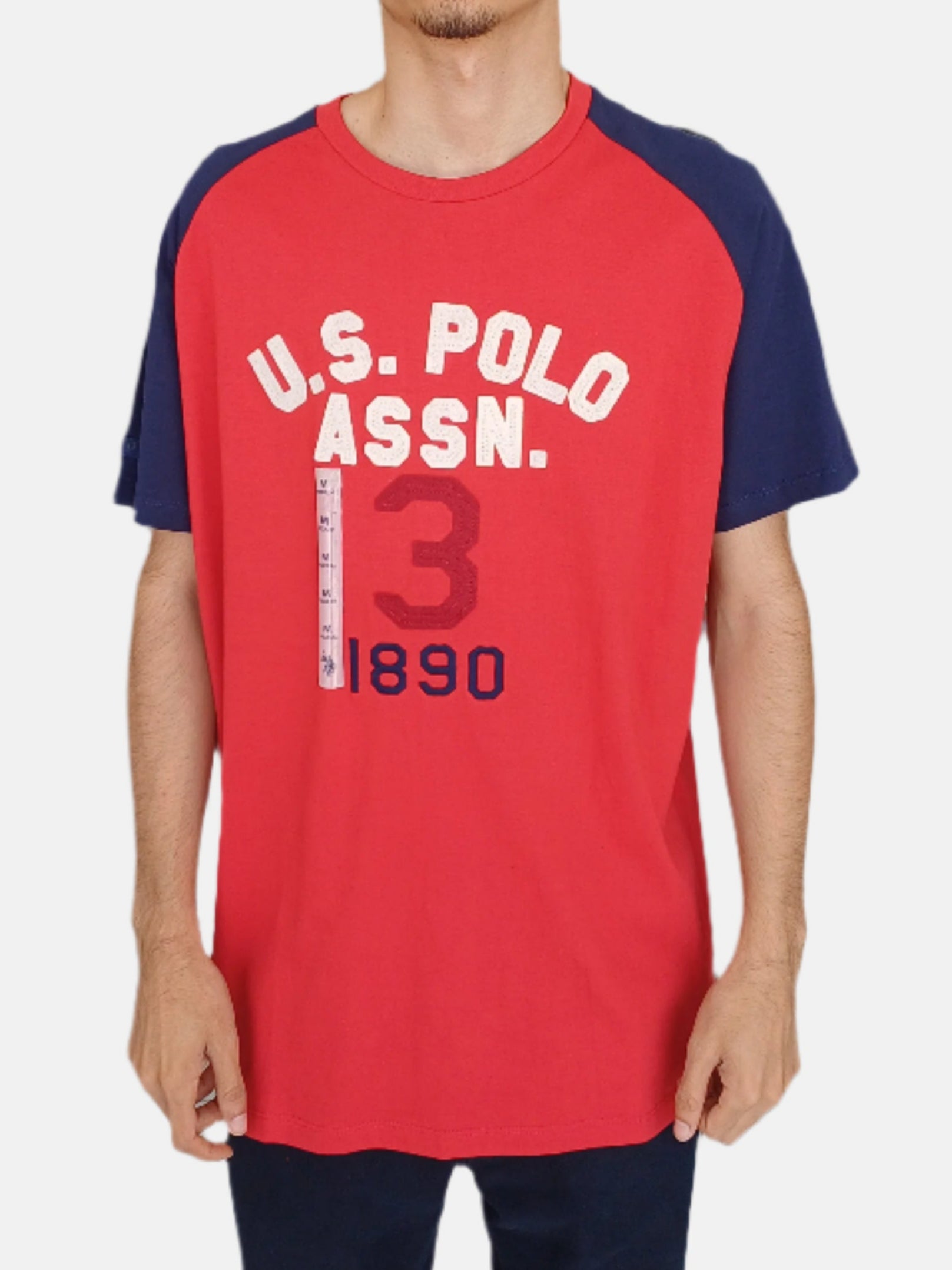 U.S. Polo Assn. Round Neck T-Shirts Red 17
