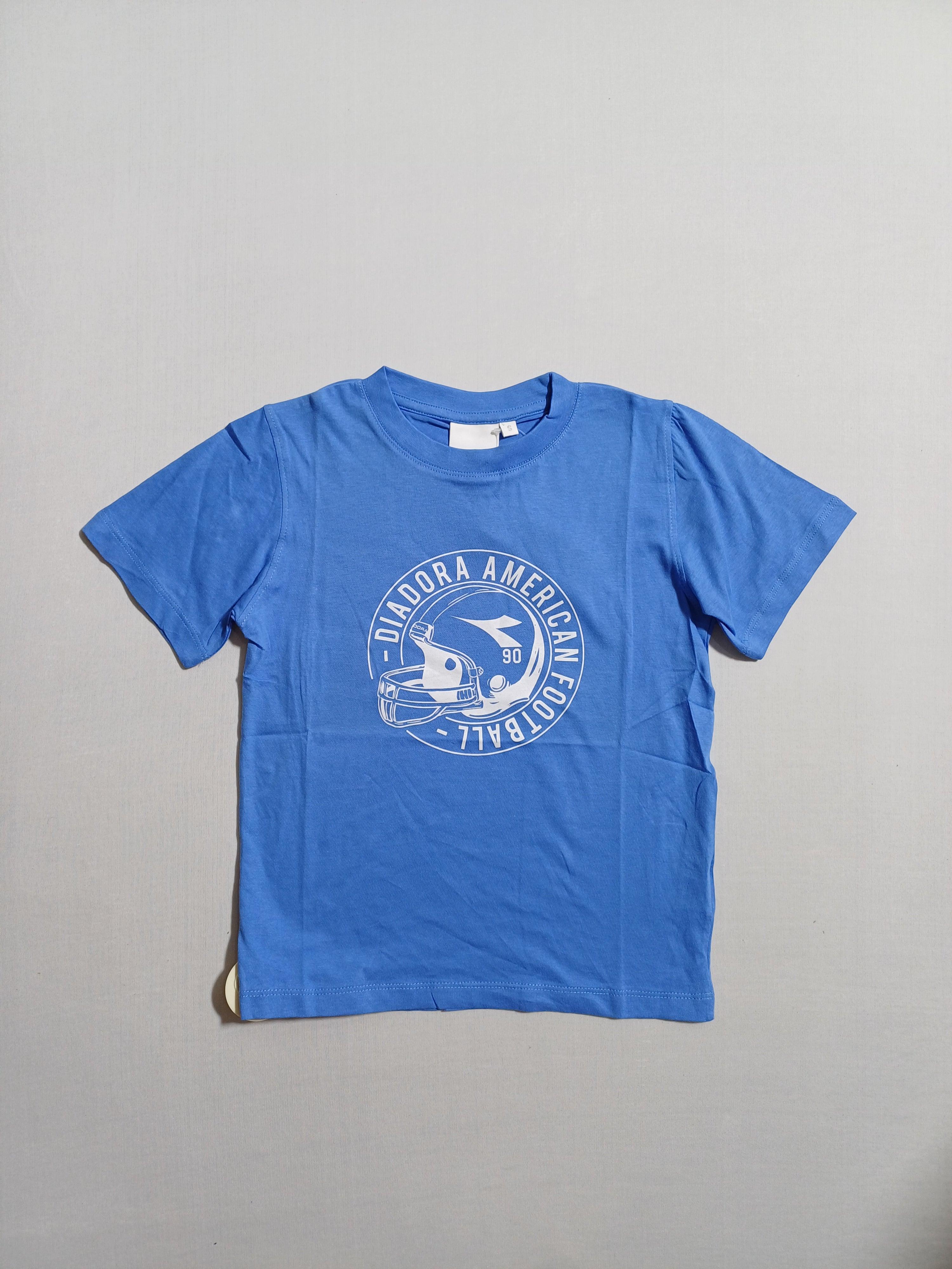 DIADORA BLUE R BOYS ROUND NECK T-SHIRT