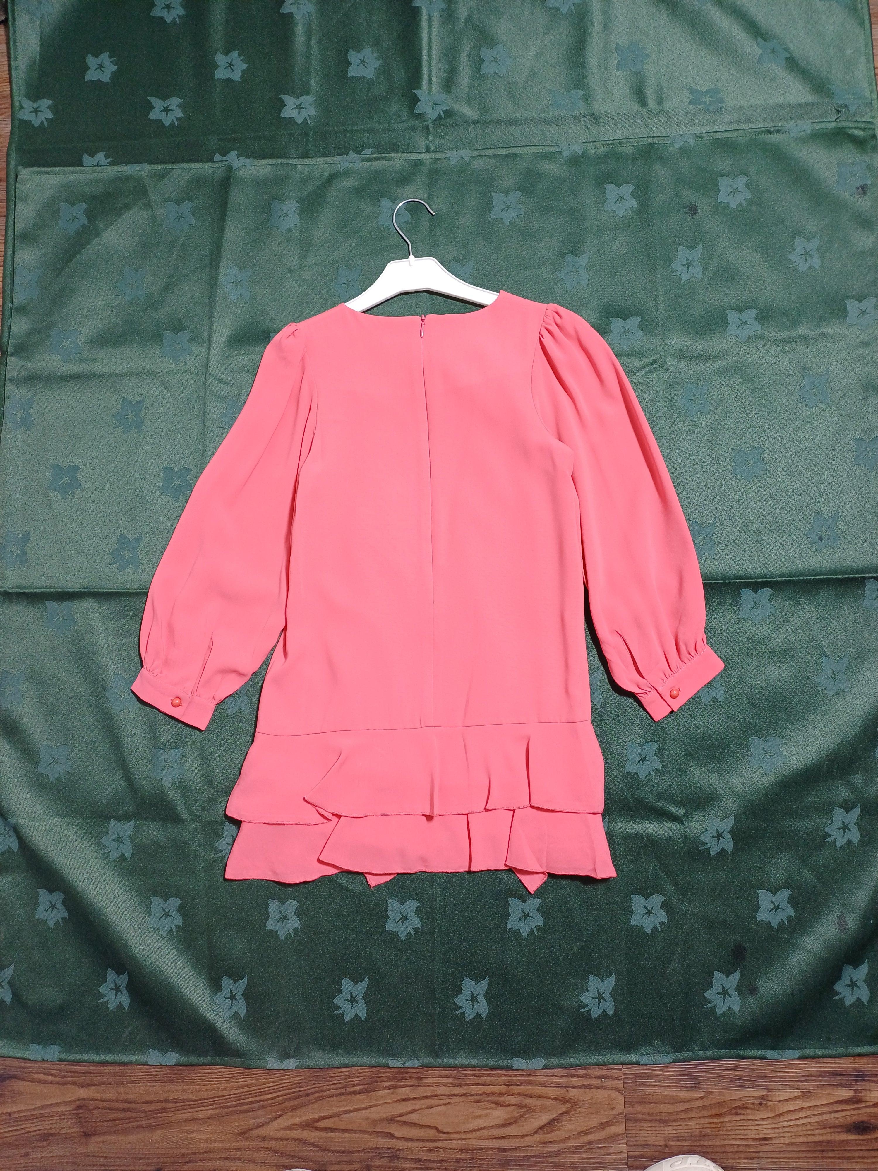 Pink G16K60510 Goose Girls long Sleeve Dress