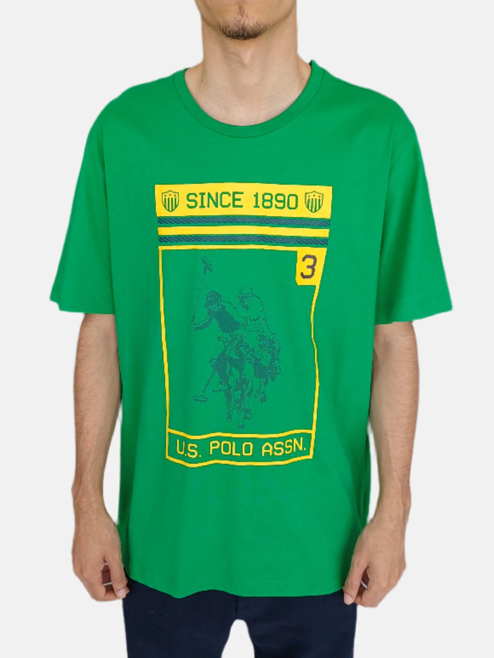 U.S. Polo Assn. Round Neck T-Shirts Green 46