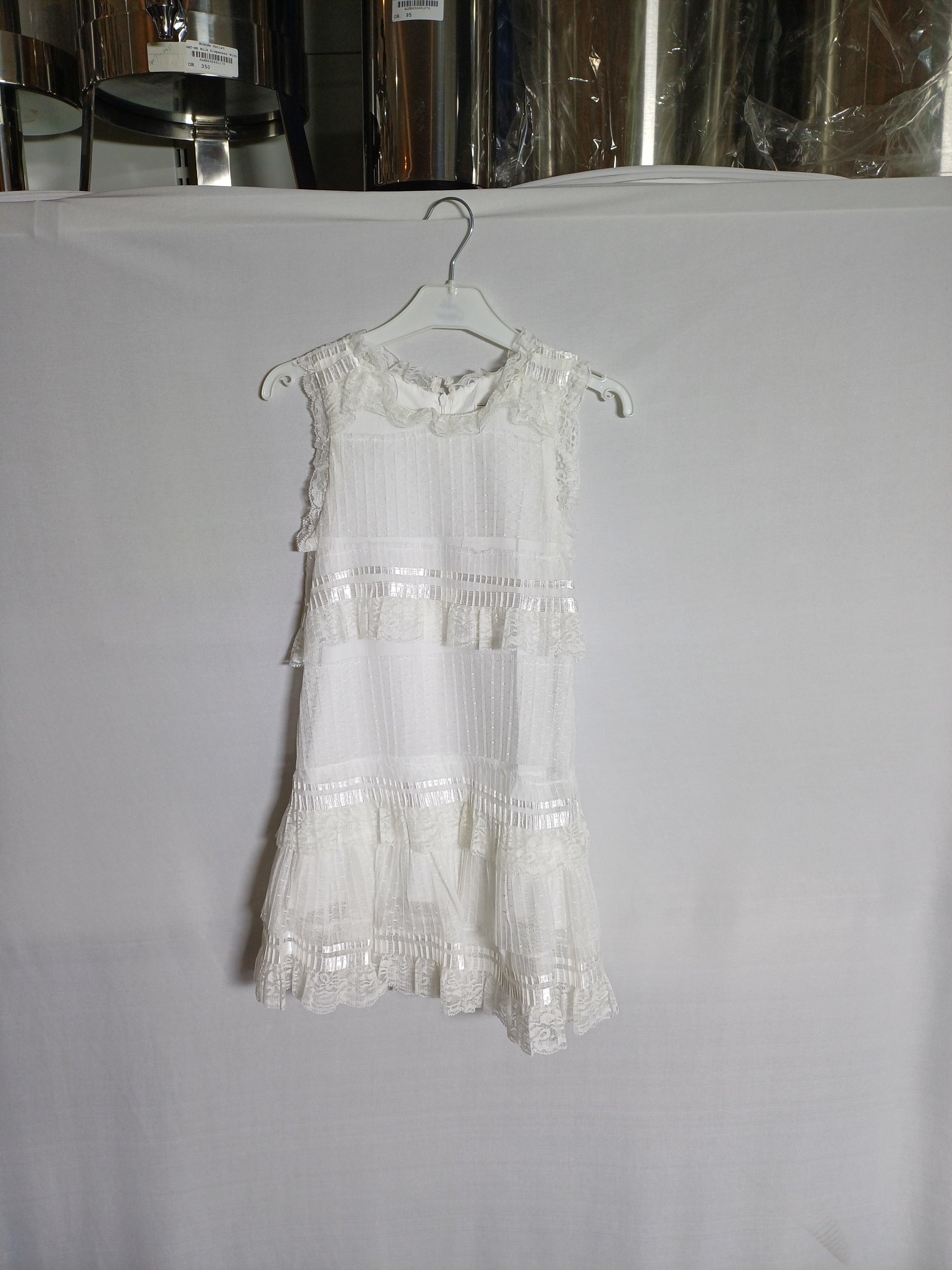 Goose Girl Sleeveless Dress G1 White G16Y60637