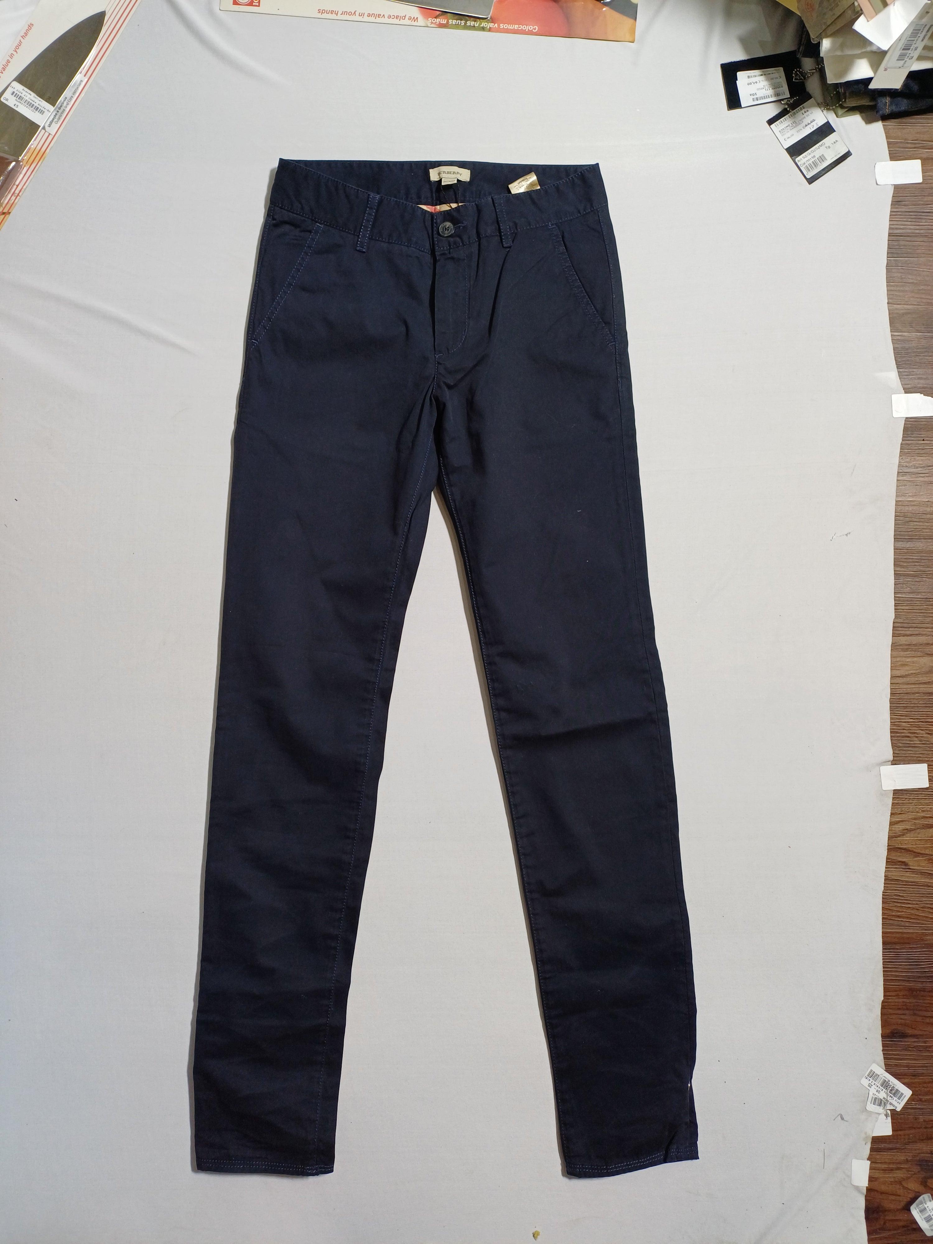 BURBERRY NAVY-14Y/162CM BOY TROUSER B24539 B24365