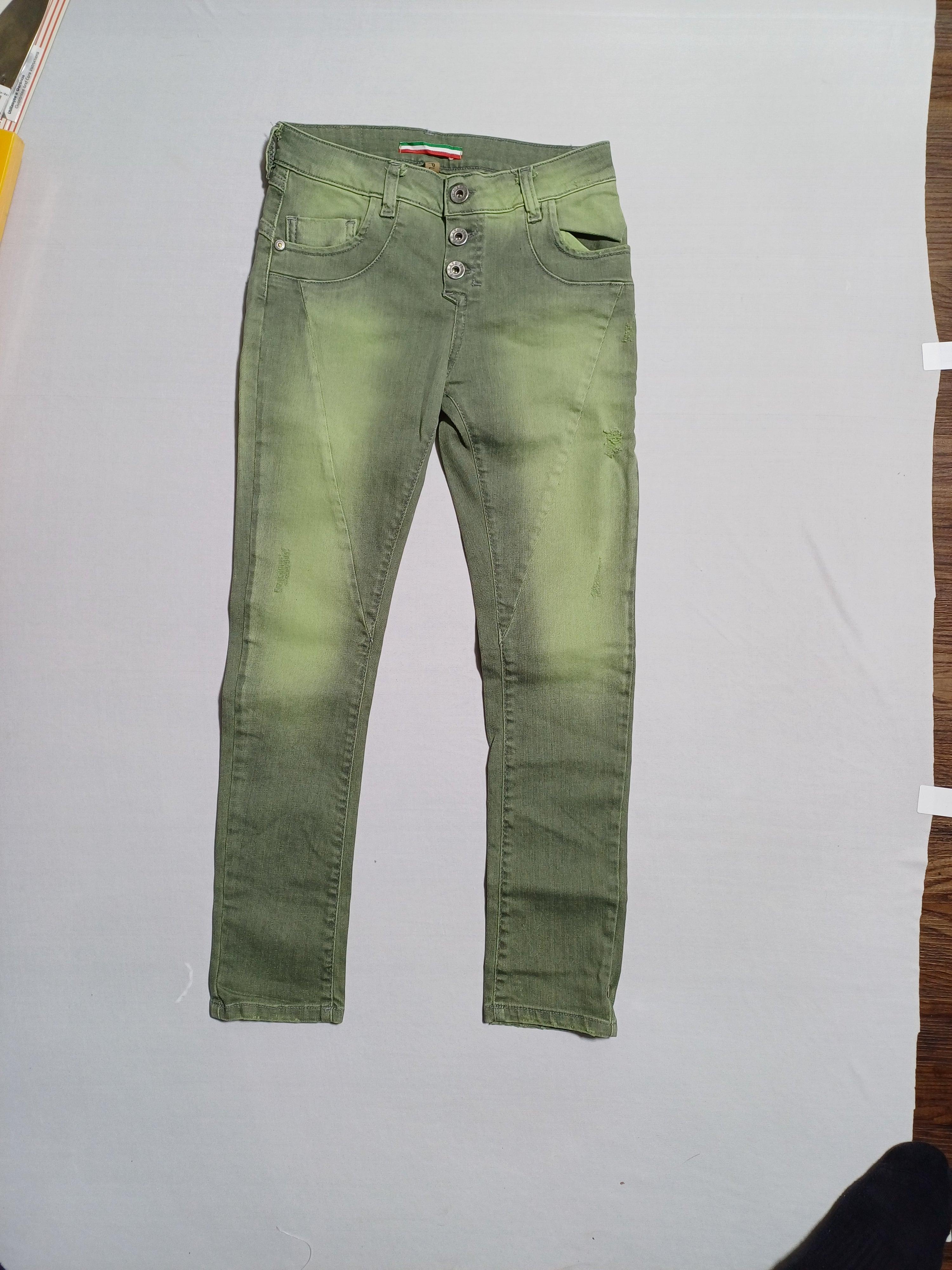 PLEASE GREEN GIRL JEANS 02061
