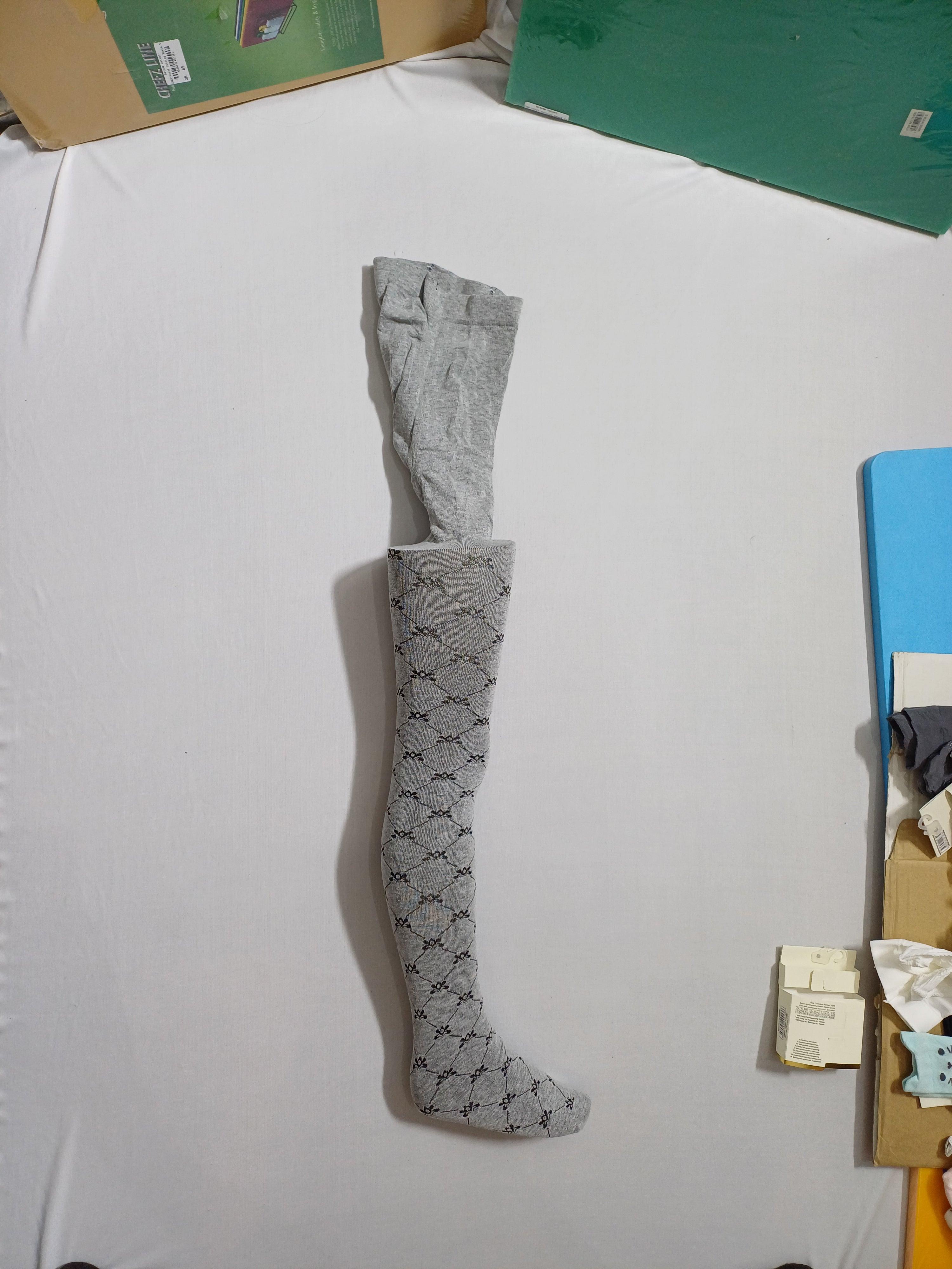 k30083 DGrey Golya Düz girl Pantyhose