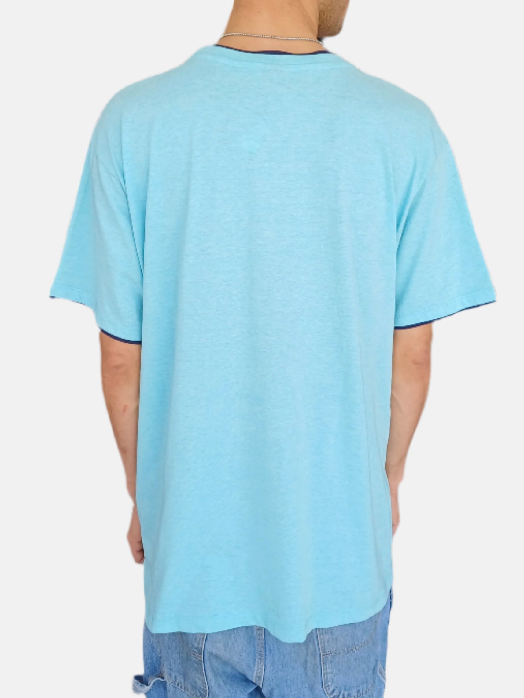 U.S. Polo Assn. Round Neck T-Shirts Aqua Green 29