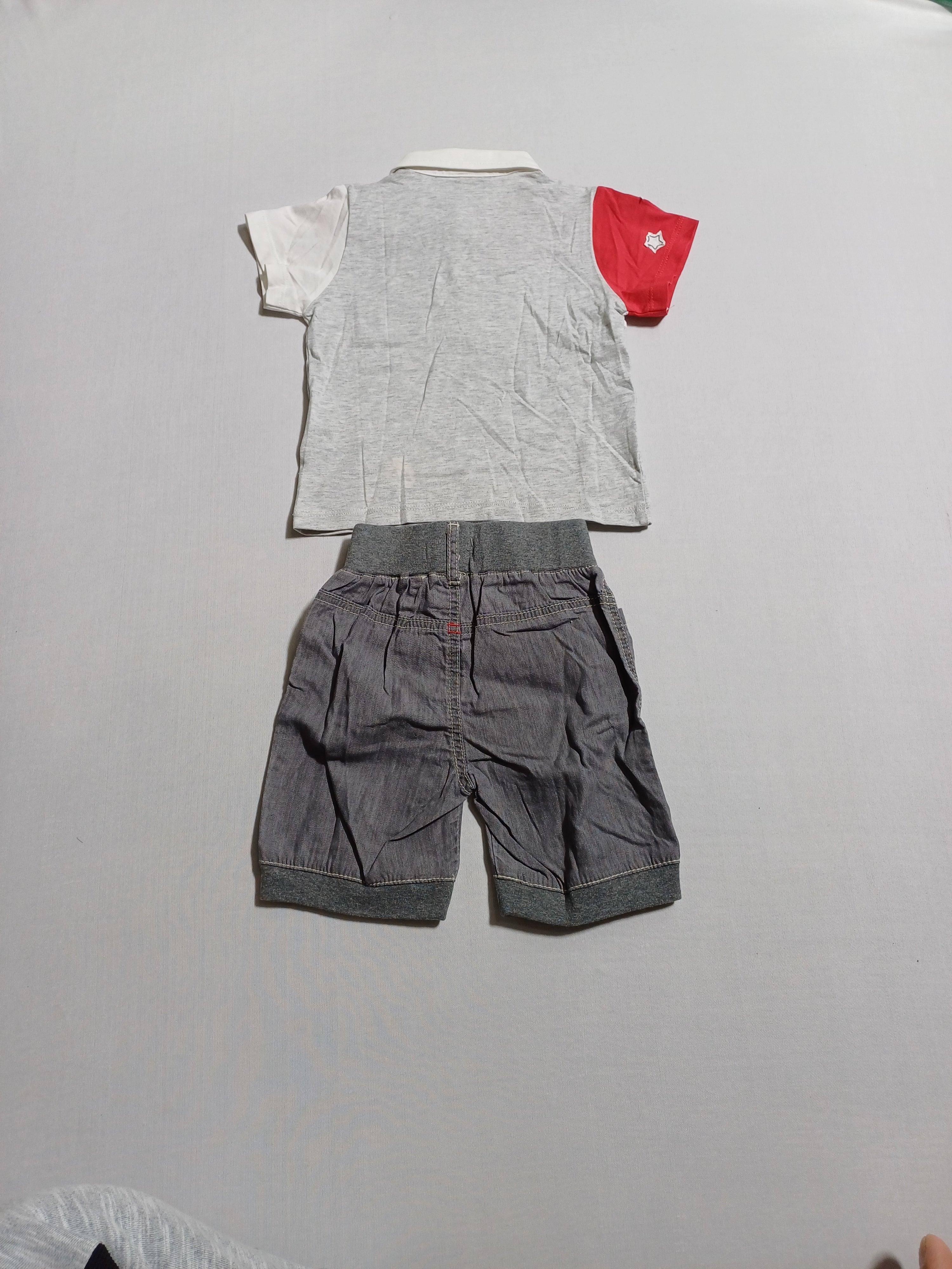 ENSEMBLE POLO T-SHIRT + SHORT PIXEL 12M ES000100