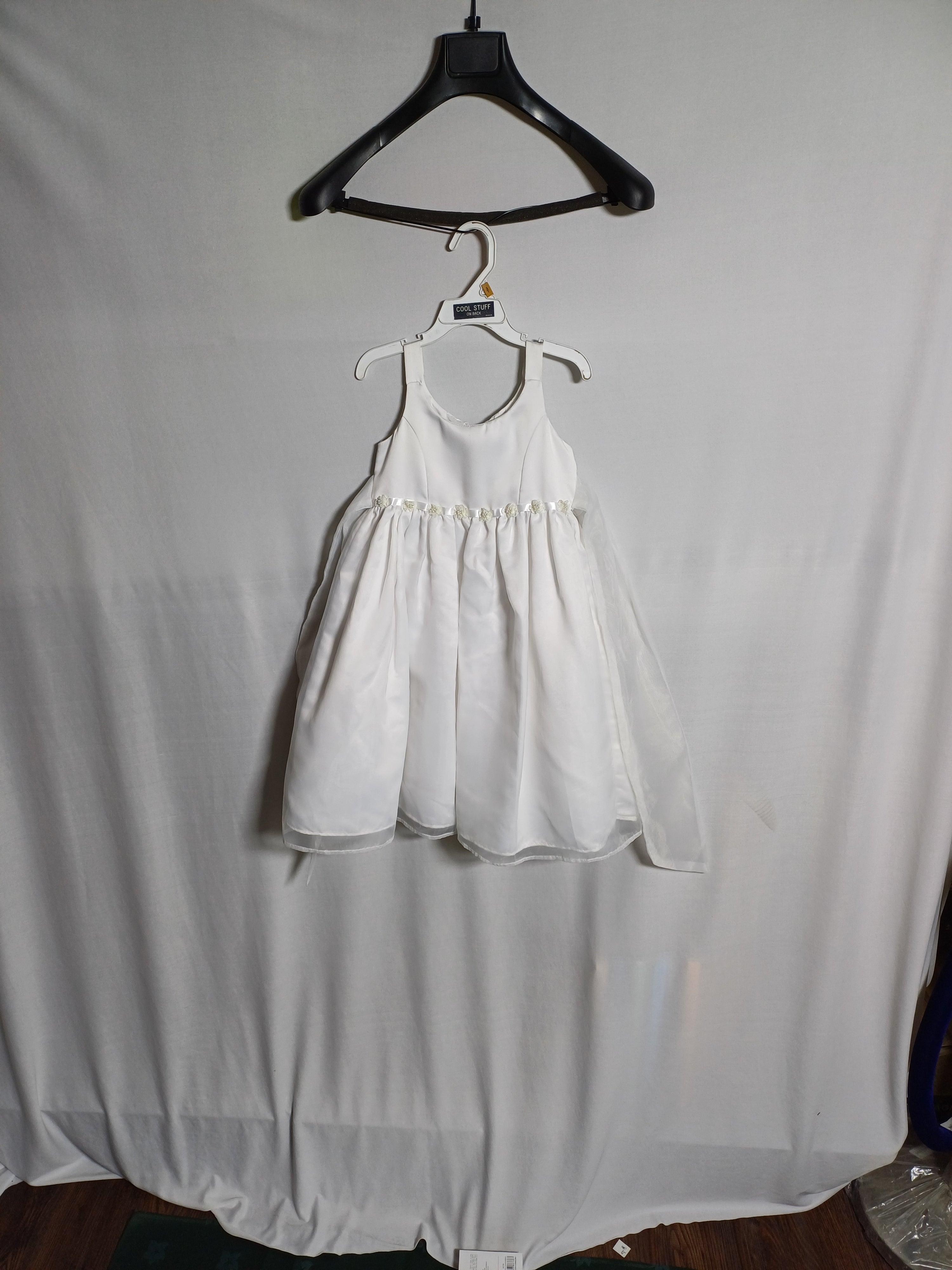 JANYE COPELAND WHITE-4Y GIRLS DRESS 64256D
