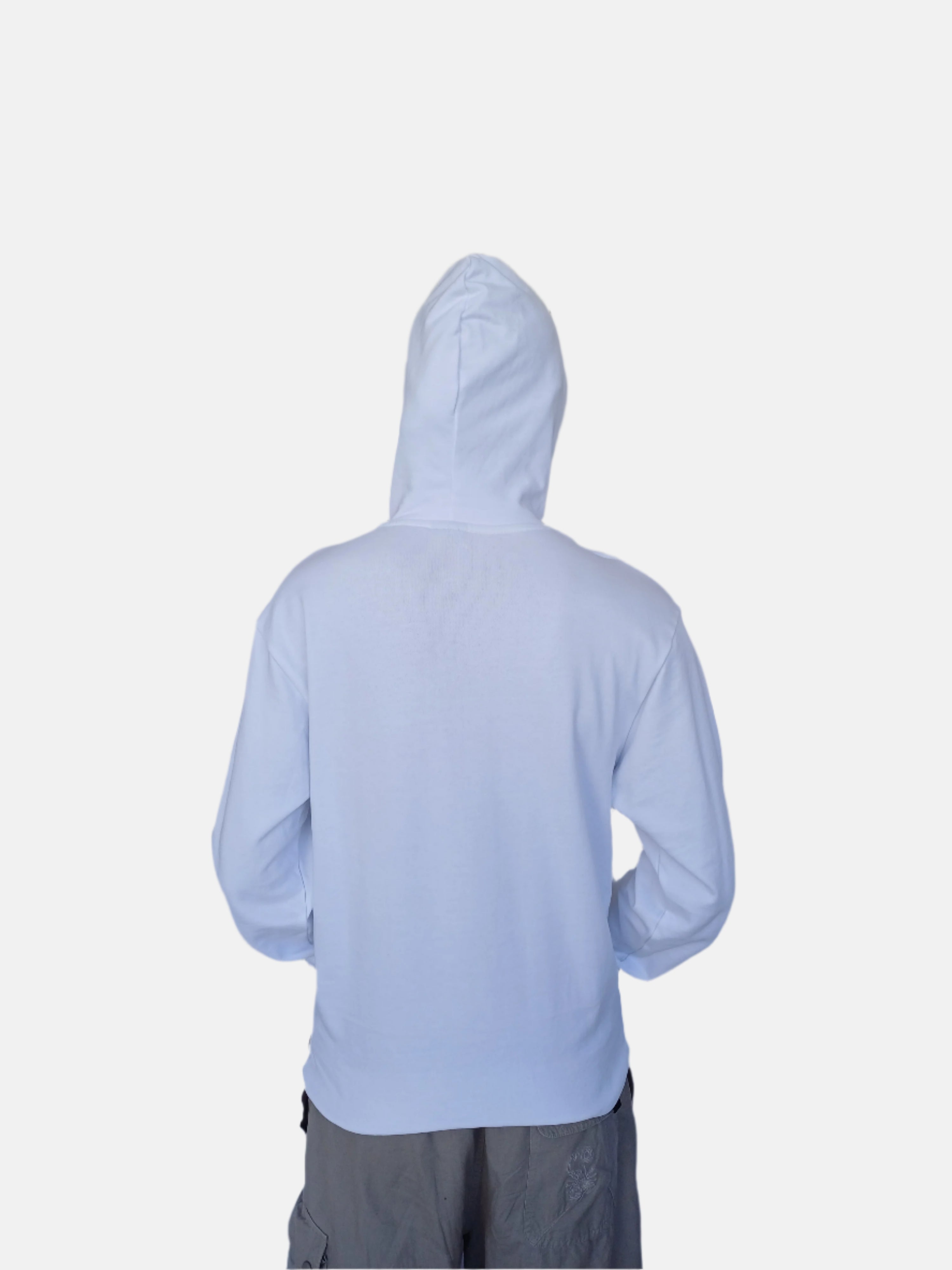 Sweat à capuche blanc avec grand logo Puma pour homme