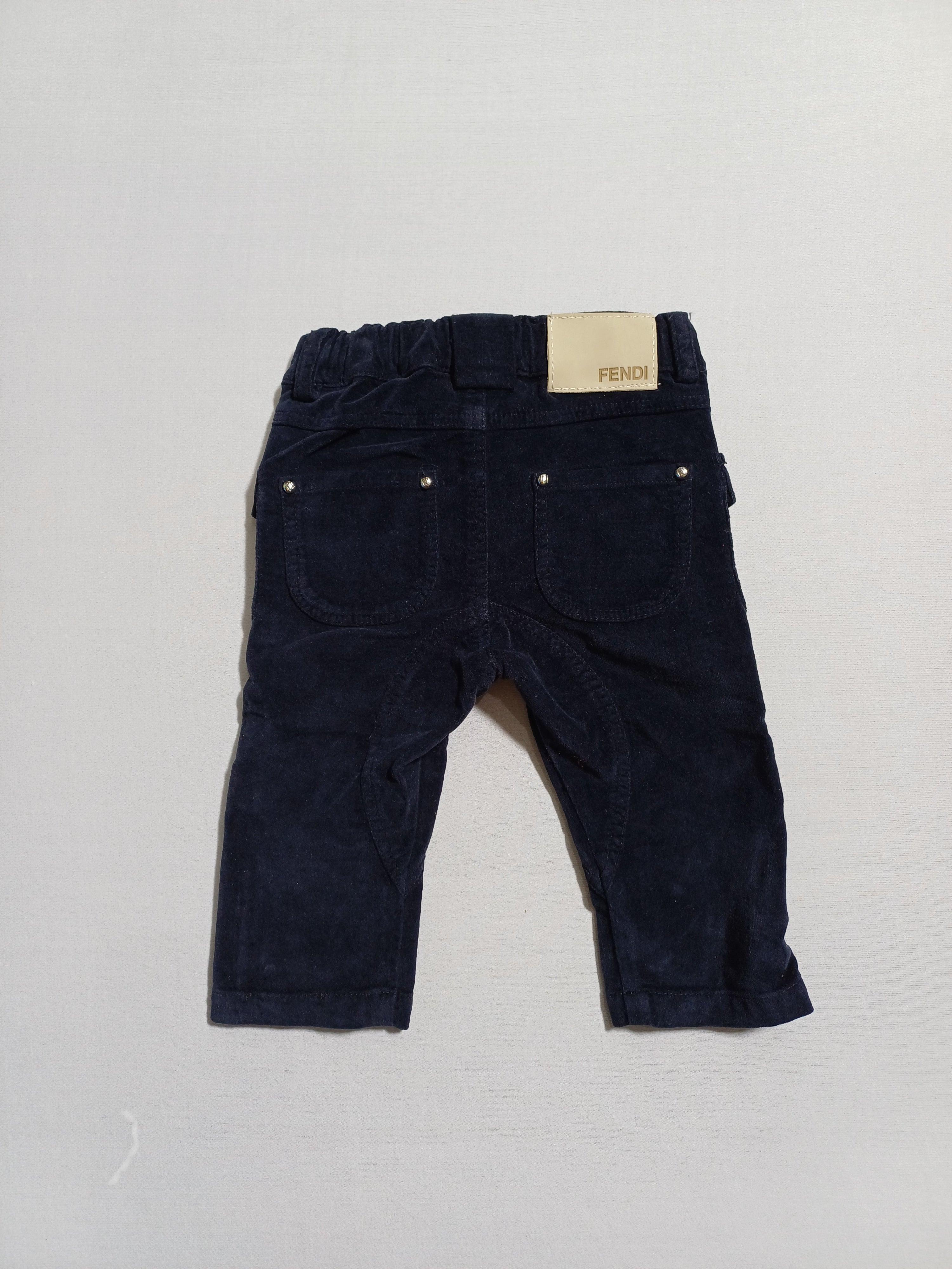 FENDI NAVYBLUE-3M BABY BOY TROUSER 8373