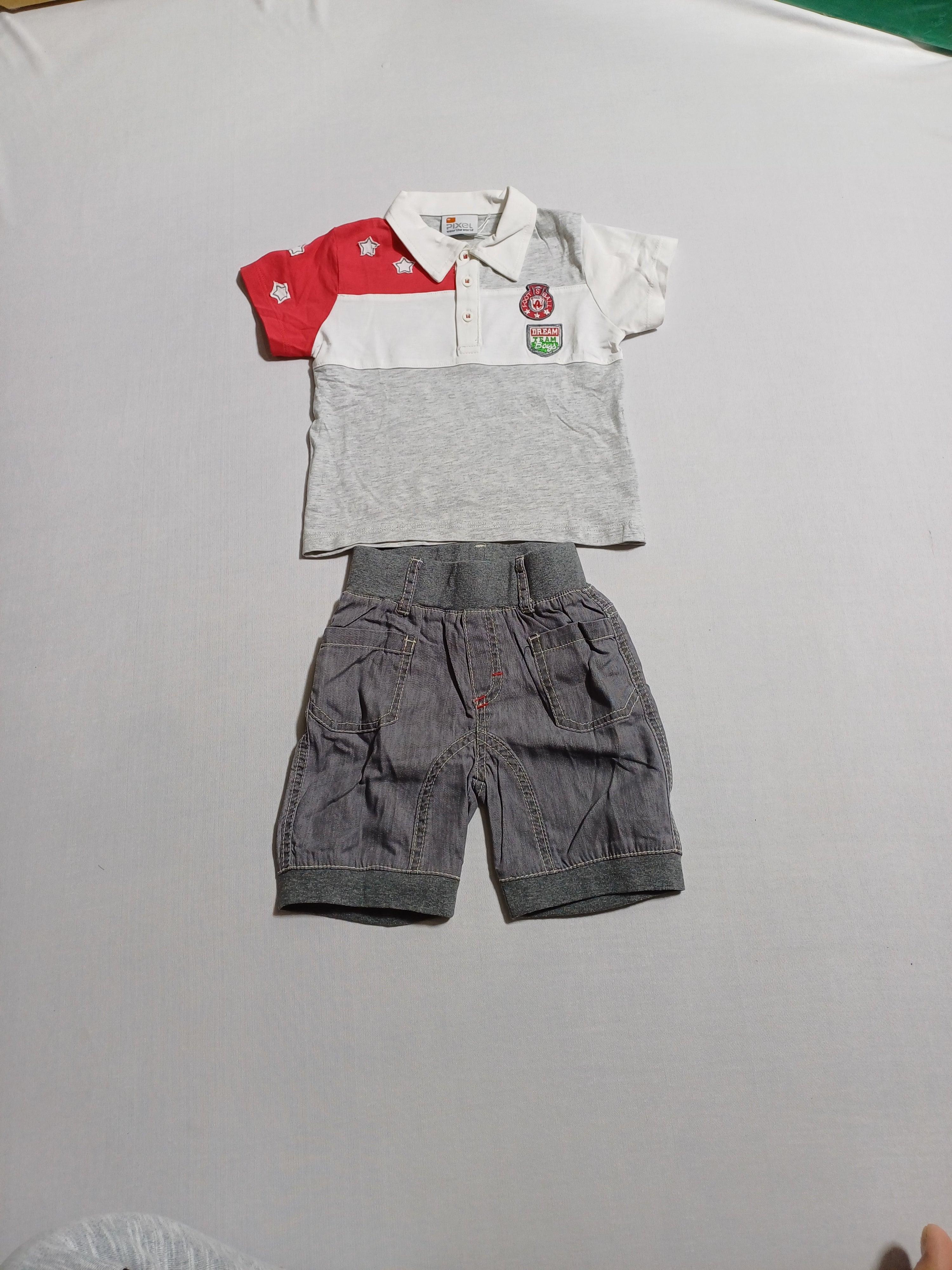 ENSEMBLE POLO T-SHIRT + SHORT PIXEL 12M ES000100