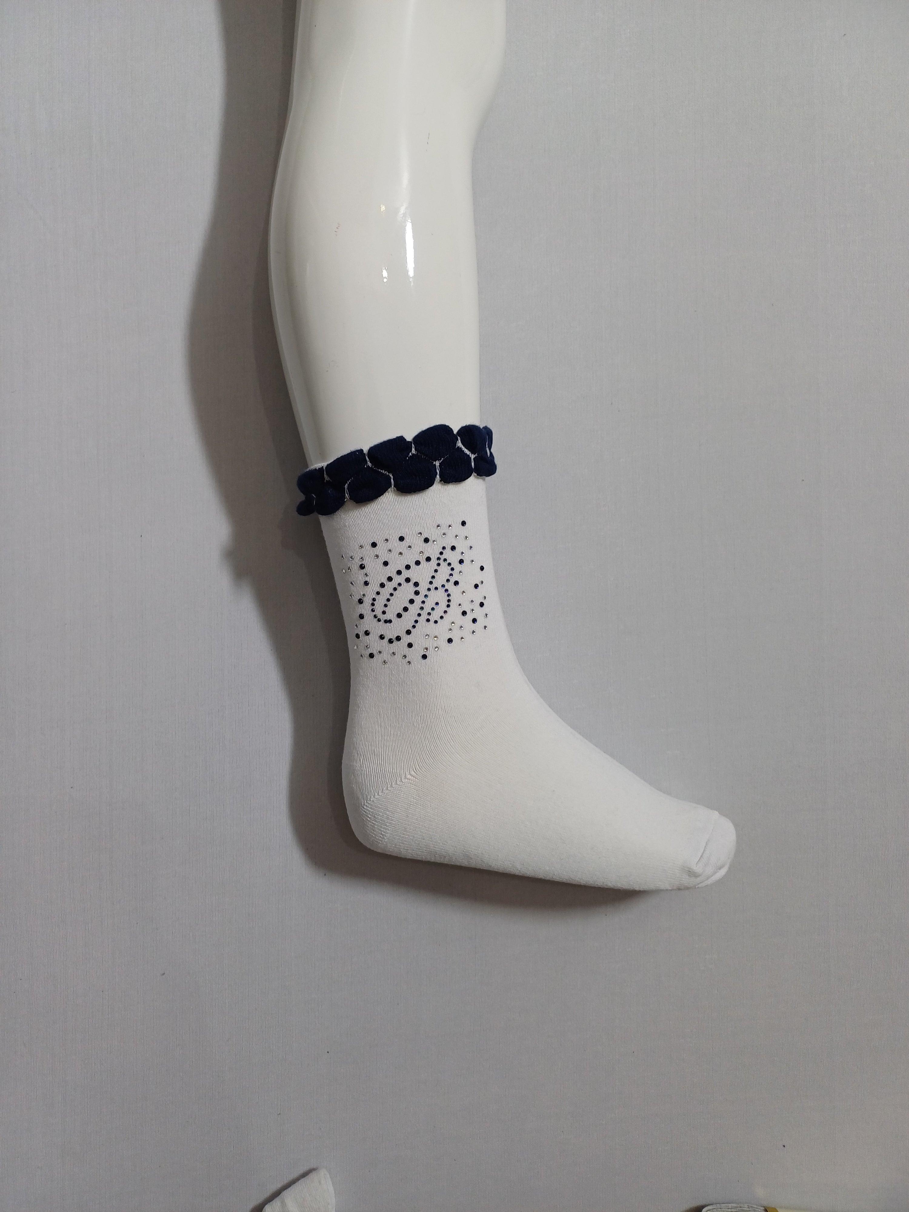 جوارب بيضاء للبنات K22024