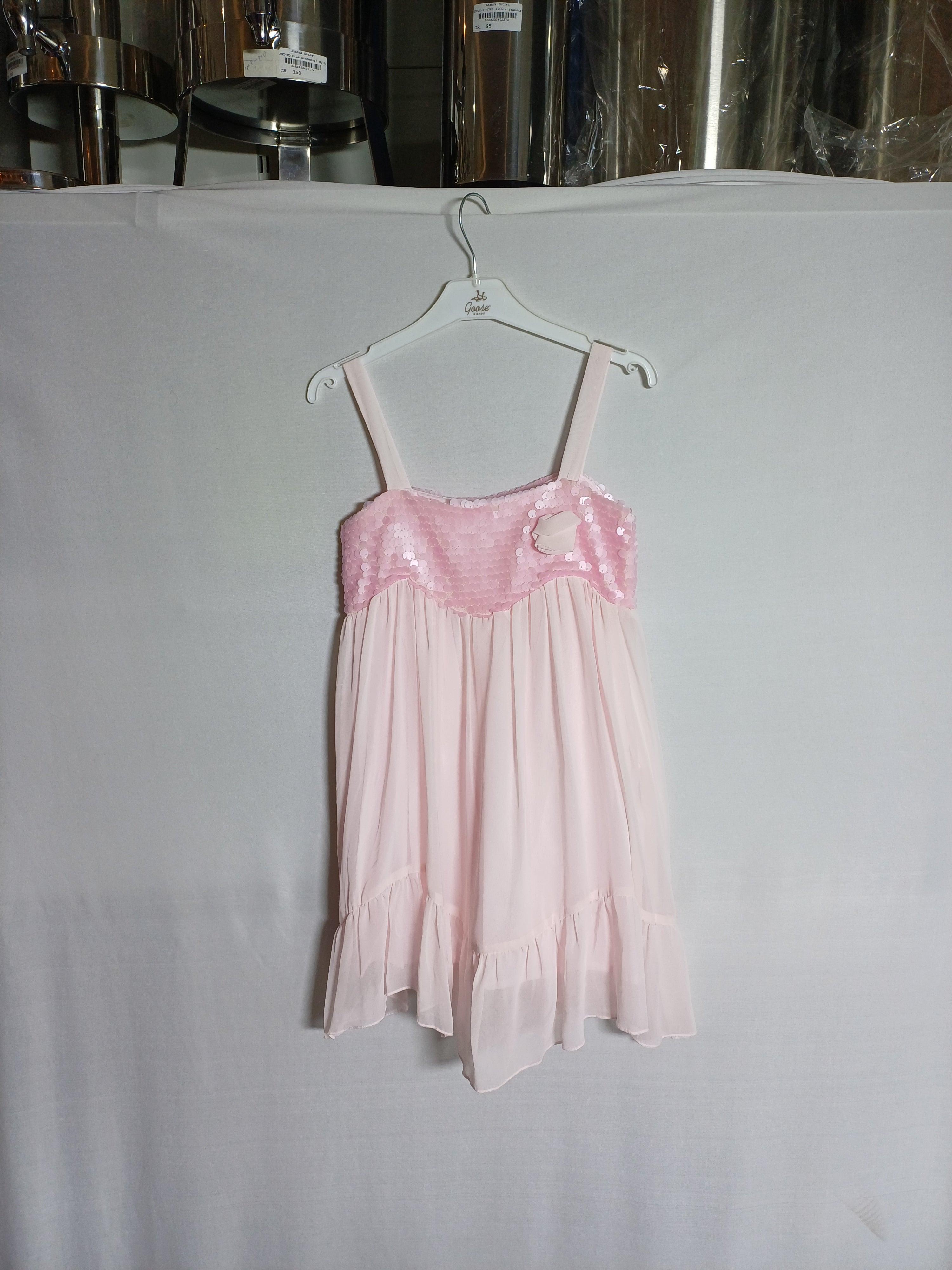 Goose Girls Slip Dress G1 Pink G16Y60643