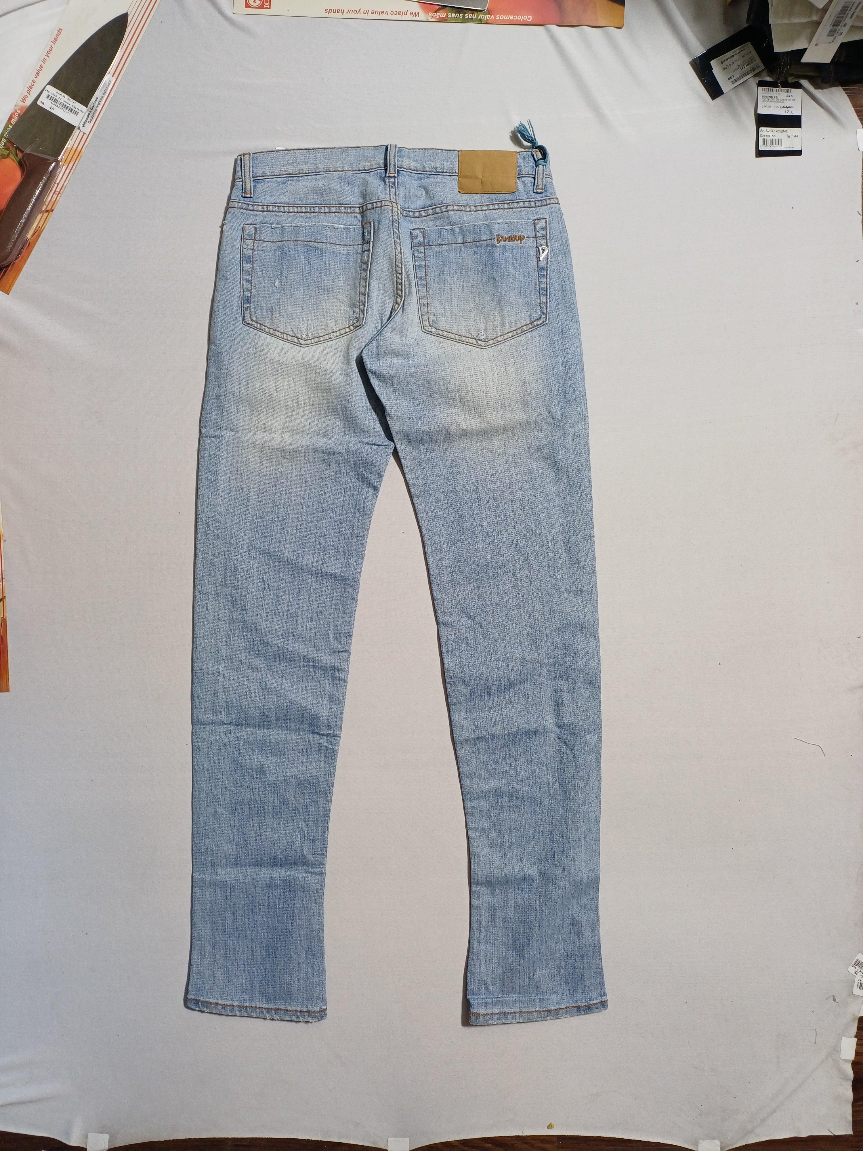 بنطلون جينز للأولاد من دوندب لايت بلو مقاس 14 سنة UL11A