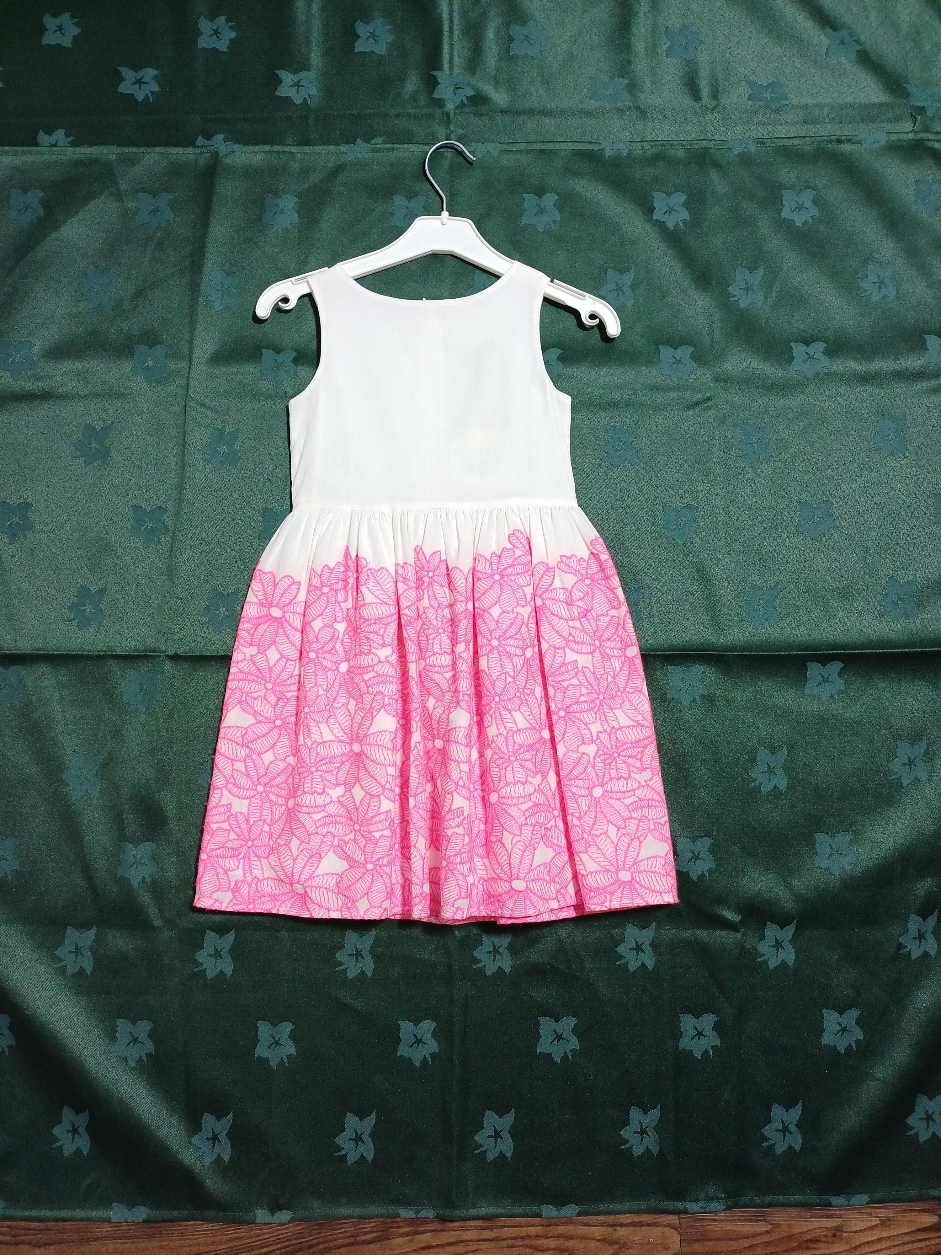 CHARABIA WHITE-4Y GIRL DRESS CH0030